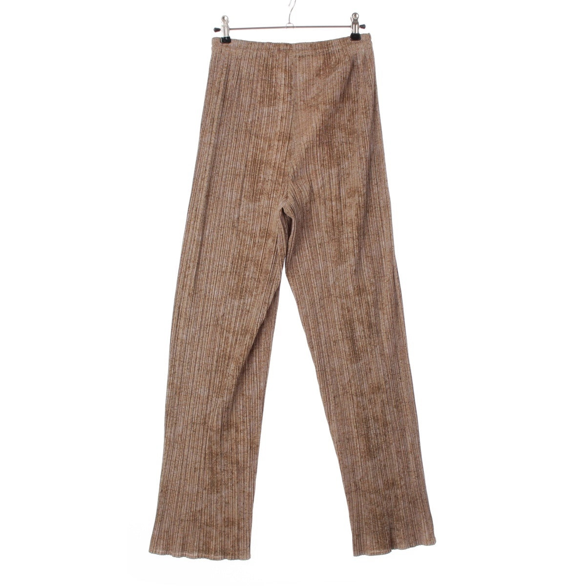PLEATS PLEASE ISSEY Folk paintings Pants Bottoms Brown 4