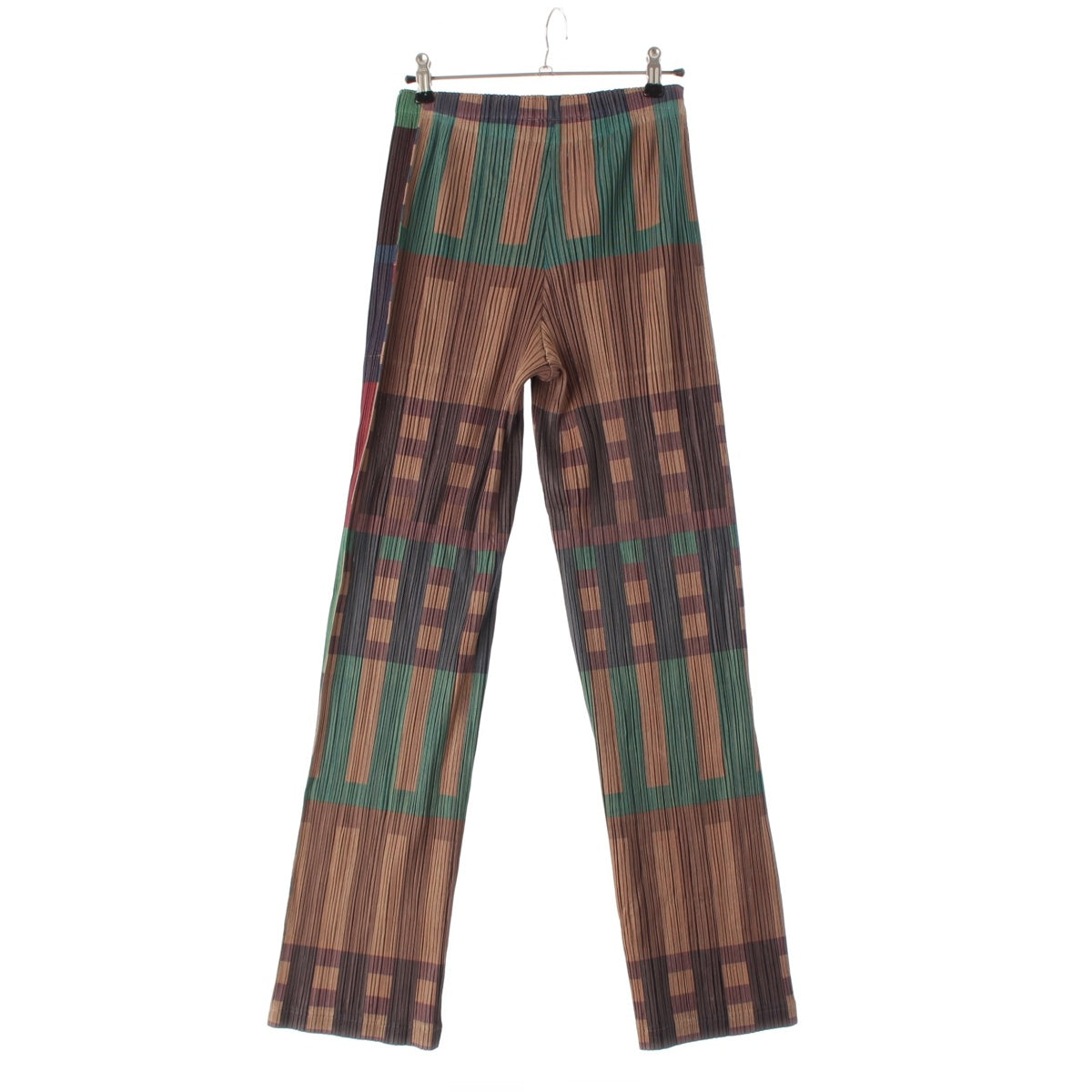 PLEATS PLEASE ISSEY  Check Design Straight Pants Bottoms PP13-JF762 multicolor 4