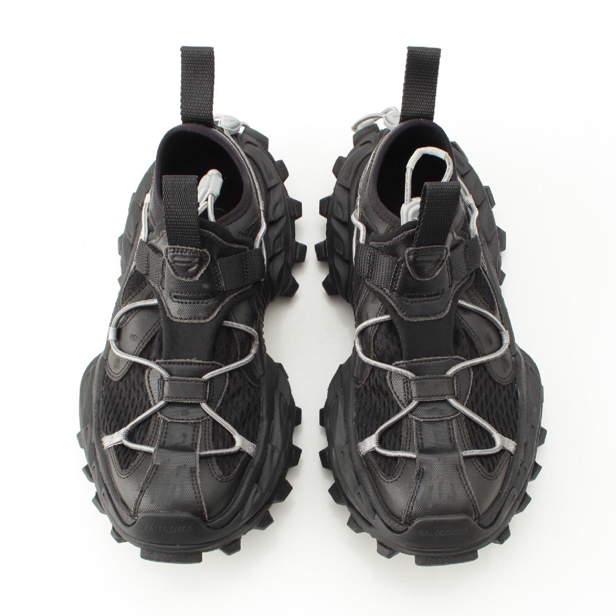 BALENCIAGA mesh HIKE Distressed Dad Shoes sneakers 804921 black 26