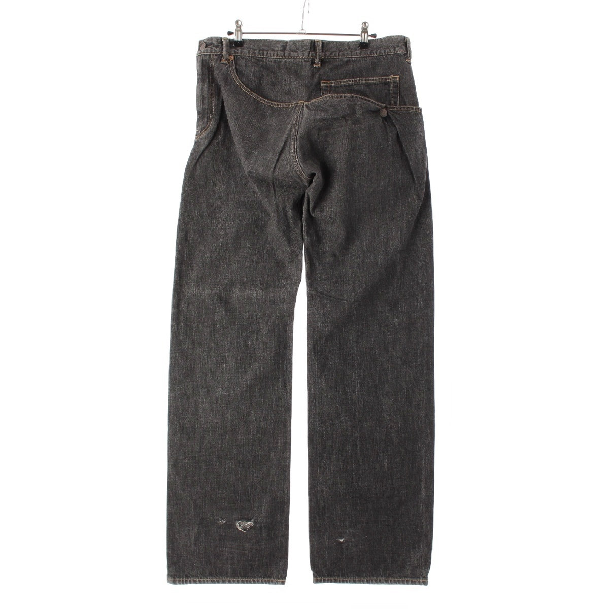 Y's Youji Yamamoto cotton deformation design Denim pants Jeans Straight YY-P02-003 Indigo 1