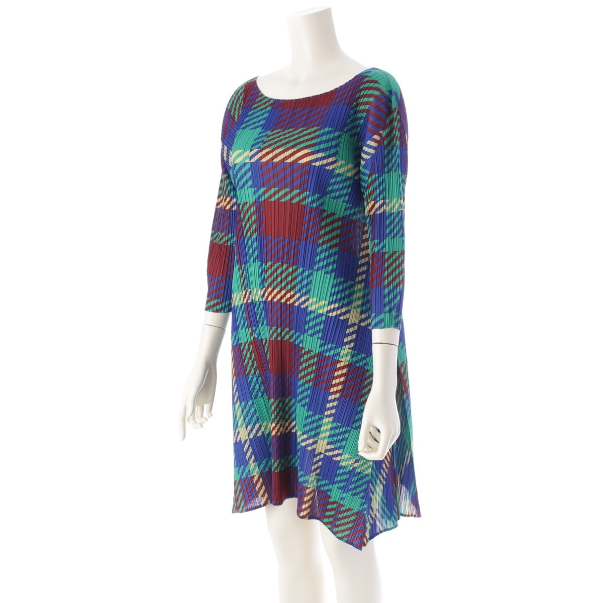 PLEATS PLEASE ISSEY  Check Pattern one piece PP43-JH685 multicolor 2