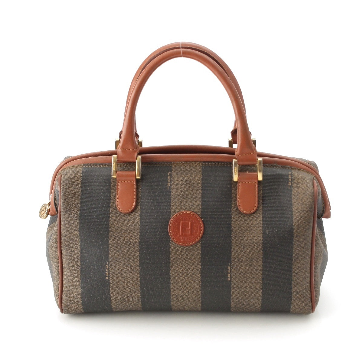 FENDI Pecan vintage Boston bag Handbag Brown