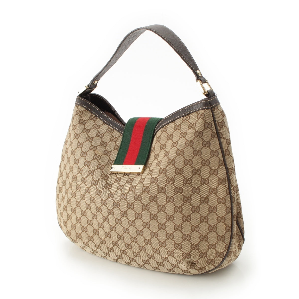 GUCCI GG canvas Sherry line one belt Shoulder Bag 364834 Brown