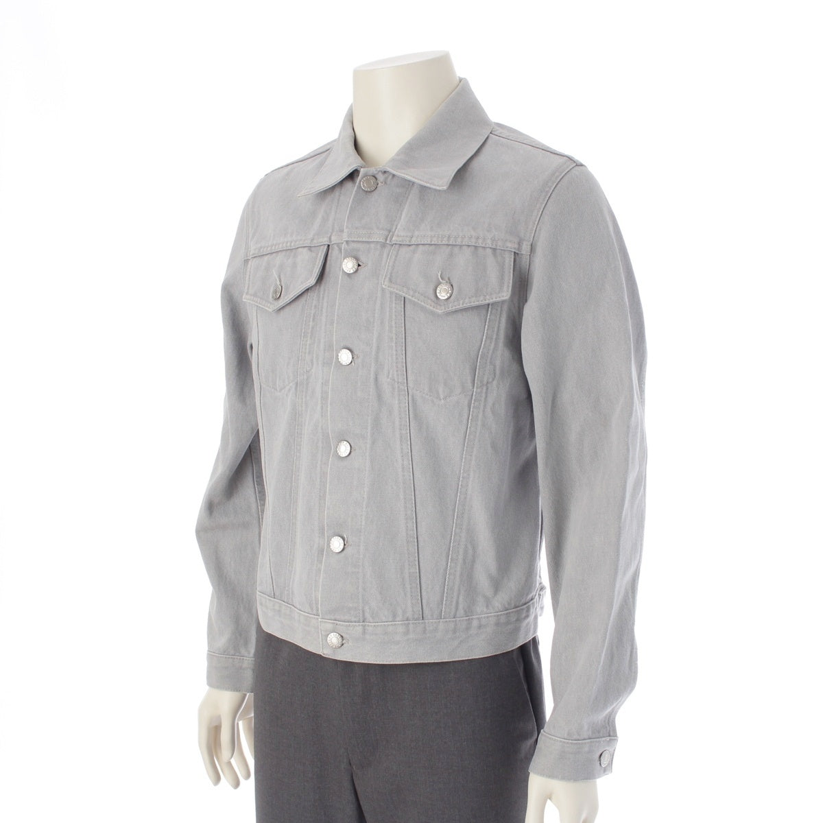 HELMUT LANG Jeans Line colored denim 2pocket Denim jacket trucker Denim Jacket outer gray 44