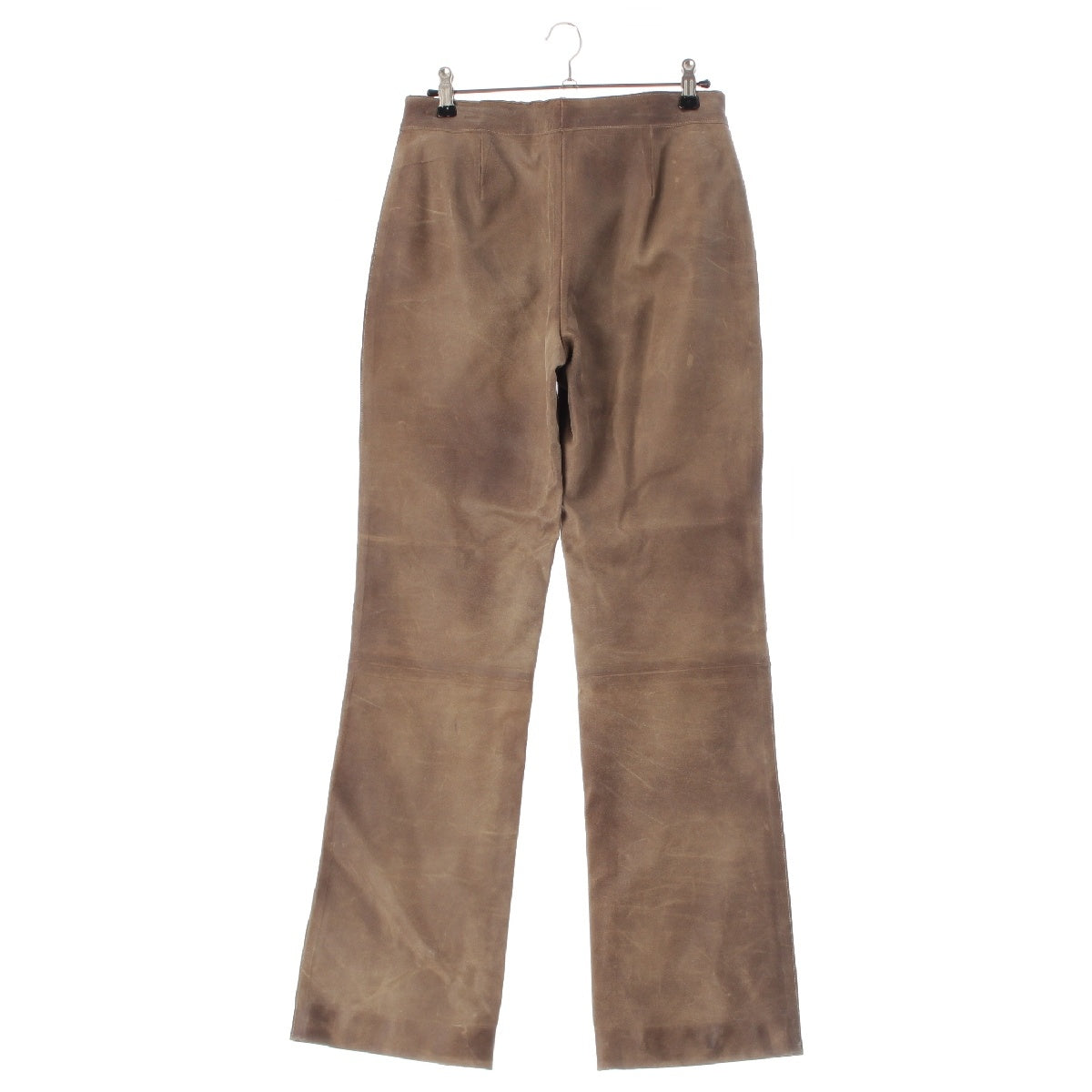 MIUMIU 90S Suede leather Pants Bottoms Brown 38