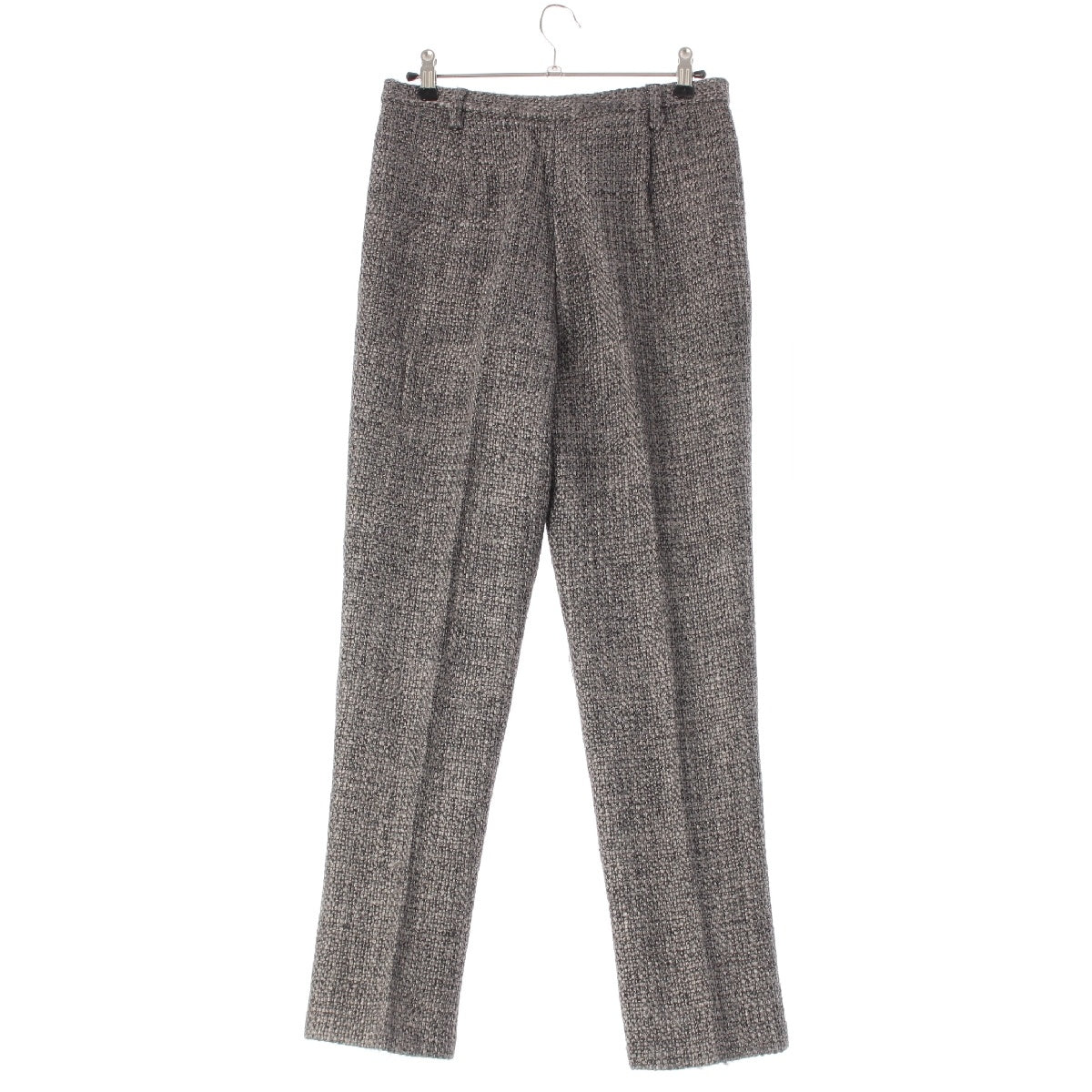 MIUMIU Wool x nylon Archives Slacks Knit Pants Bottoms gray 42