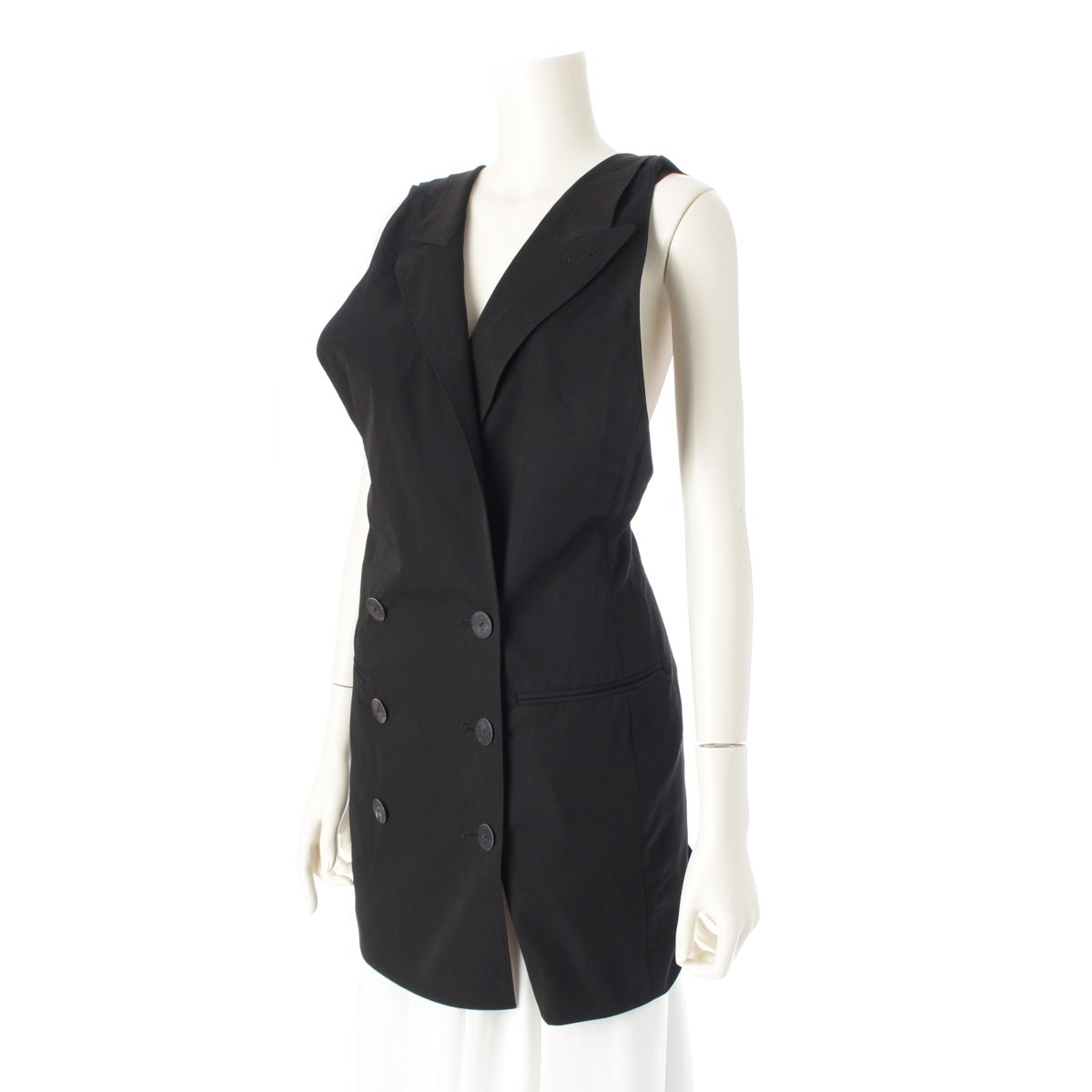 JEAN-PAUL GAULTIER Fem Long with collar Best black 40