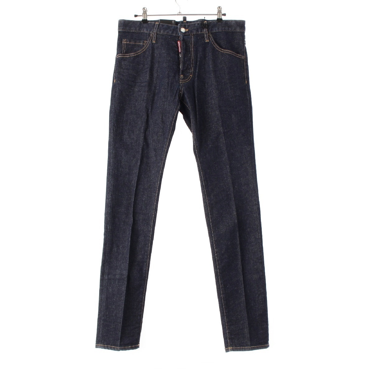 DSQUARED2 ICONS DARK WASH COOL GUY Logo pocket, center press Denim pants jeans S79LA0054 blue 48