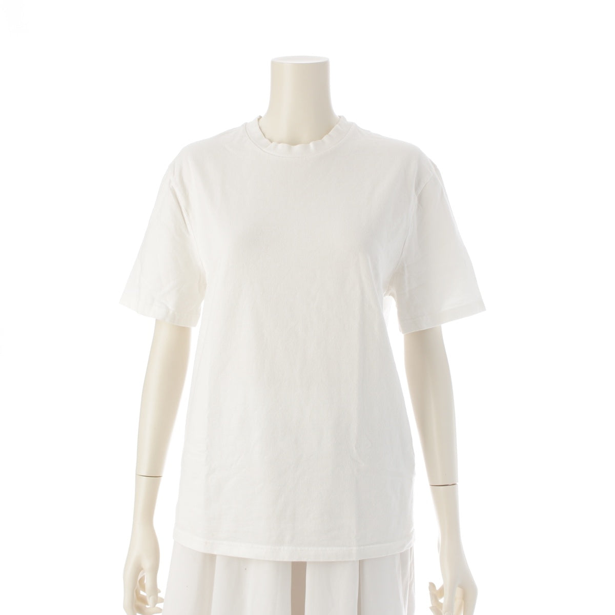 JIL SANDER 2024 cotton love is the beginning print Short sleeve T-shirt Cut J46219 white S