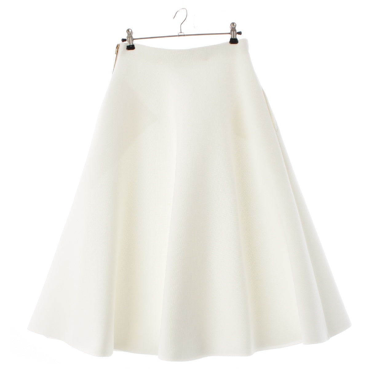 MADISON BLUE Double Face MI-MOLLET Flare skirt MB241-8019 white 01 S