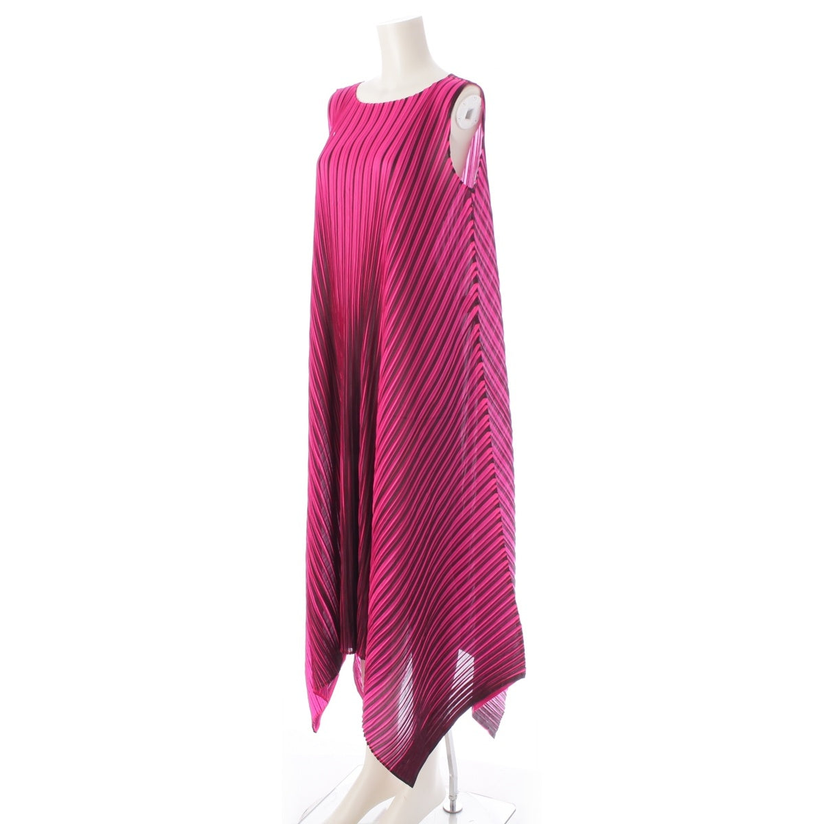 PLEATS PLEASE ISSEY  ALT Sleeveless one piece dress PP83-JH545 pink 1