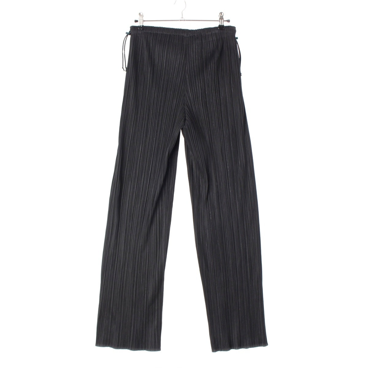 PLEATS PLEASE ISSEY  Drawcord Wide Easy Pants Bottoms PP33-JF673 black 4