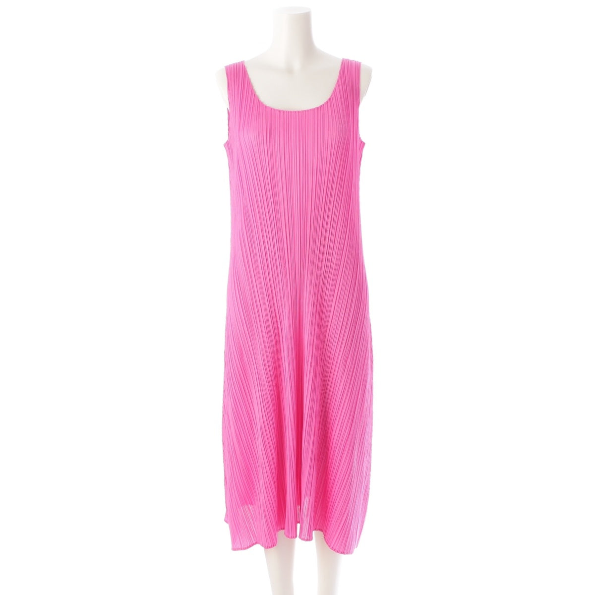 PLEATS PLEASE ISSEY  No sleeve one piece  PP23-JH864 pink 4