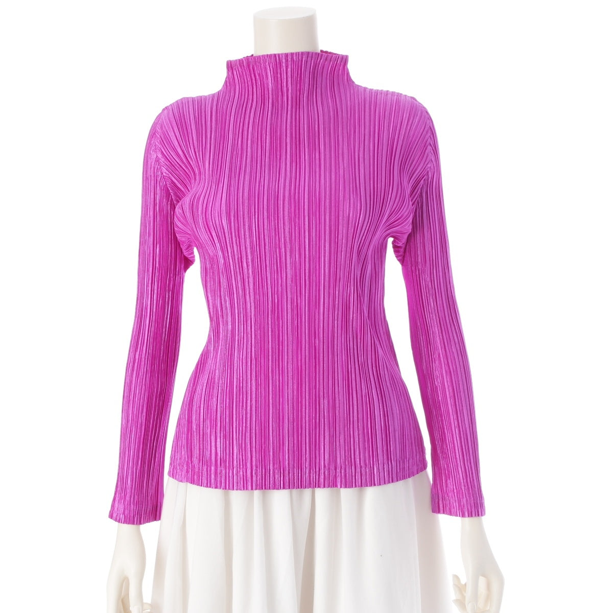 PLEATS PLEASE ISSEY  bottleneck Cut Long sleeve PP43-JK201 pink 3