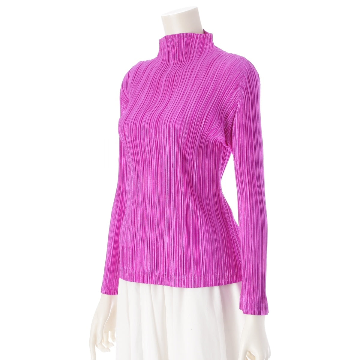 PLEATS PLEASE ISSEY  bottleneck Cut Long sleeve PP43-JK201 pink 3