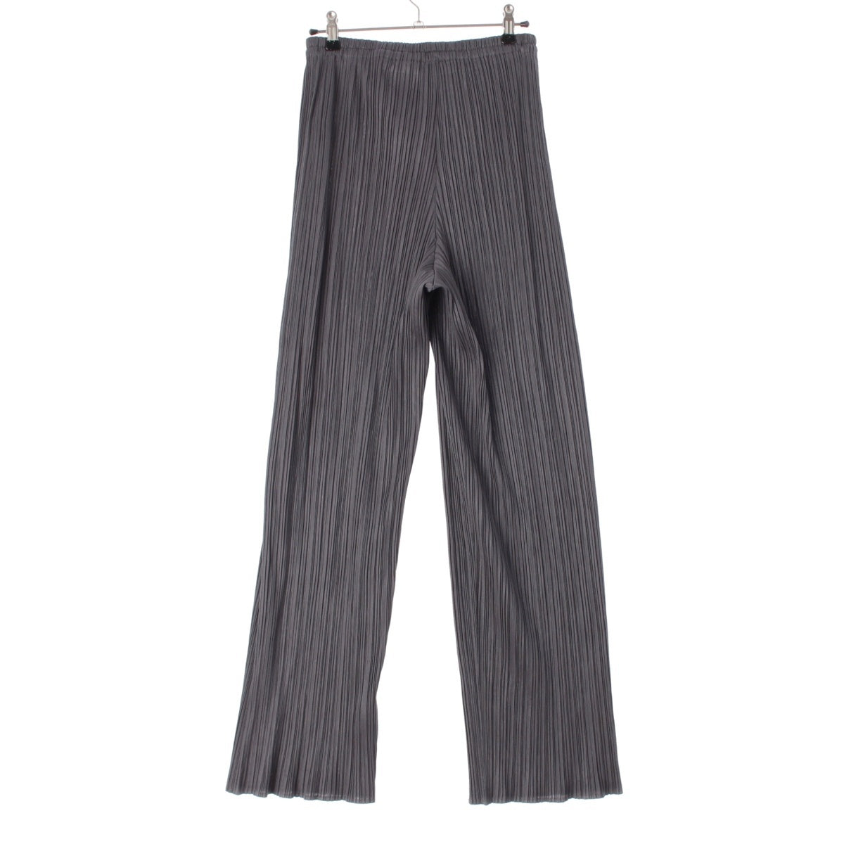 PLEATS PLEASE ISSEY  polyester Wide Easy Pants PP05-JF004 gray 4