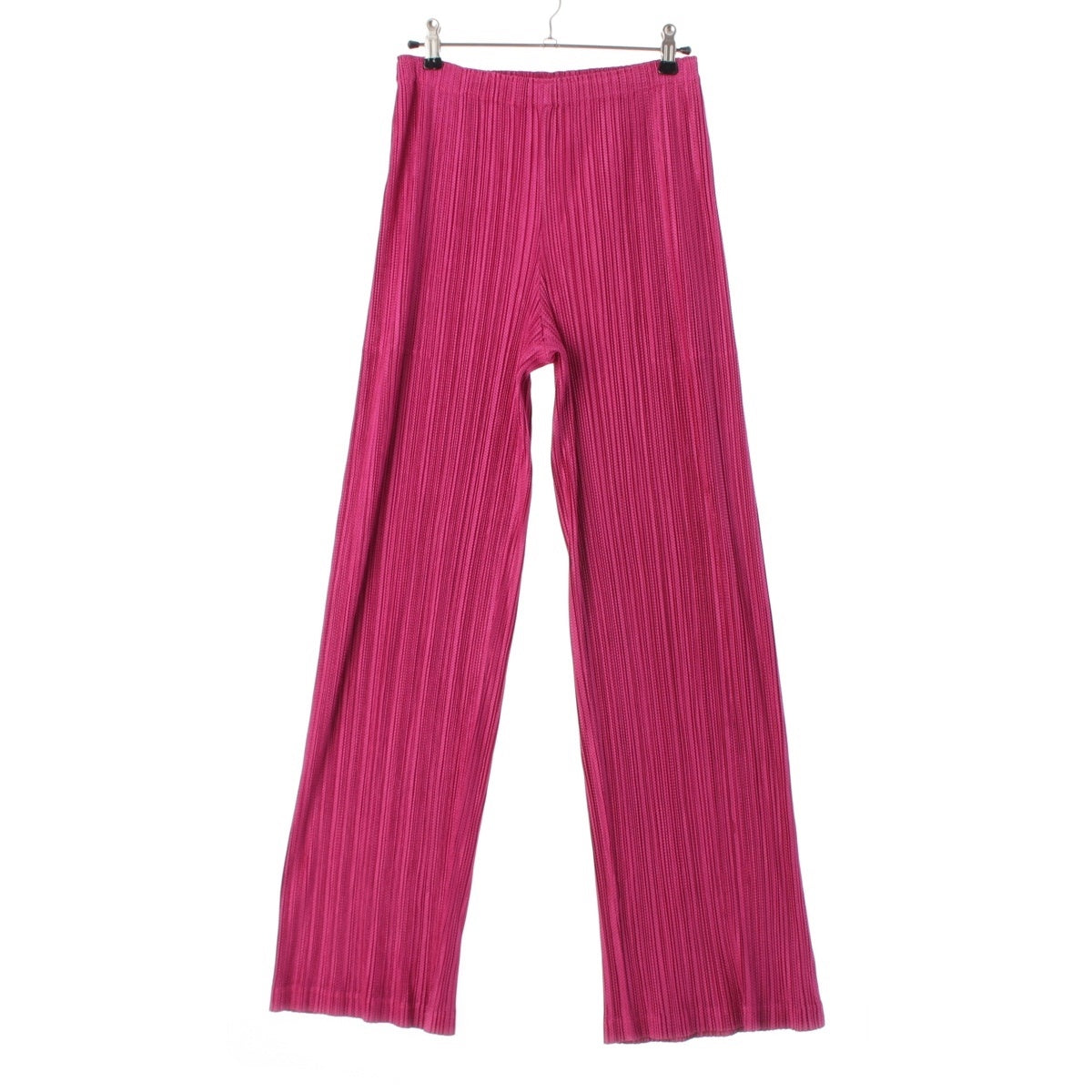 PLEATS PLEASE ISSEY  Woven pattern check Pants PP83-JF642 Pink black 4