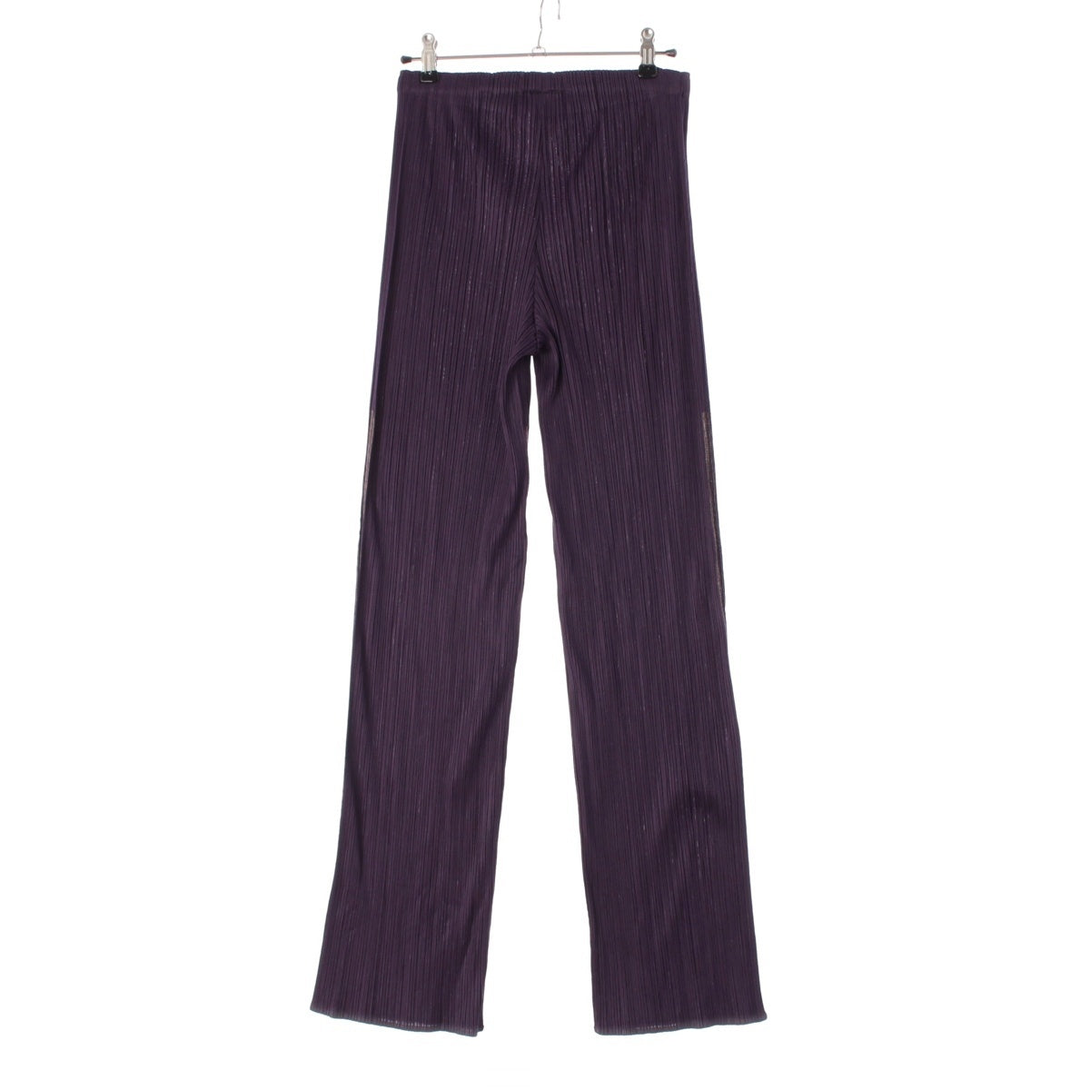 PLEATS PLEASE ISSEY  Foil Print Straight Pants Midnight Purple Bronze 4