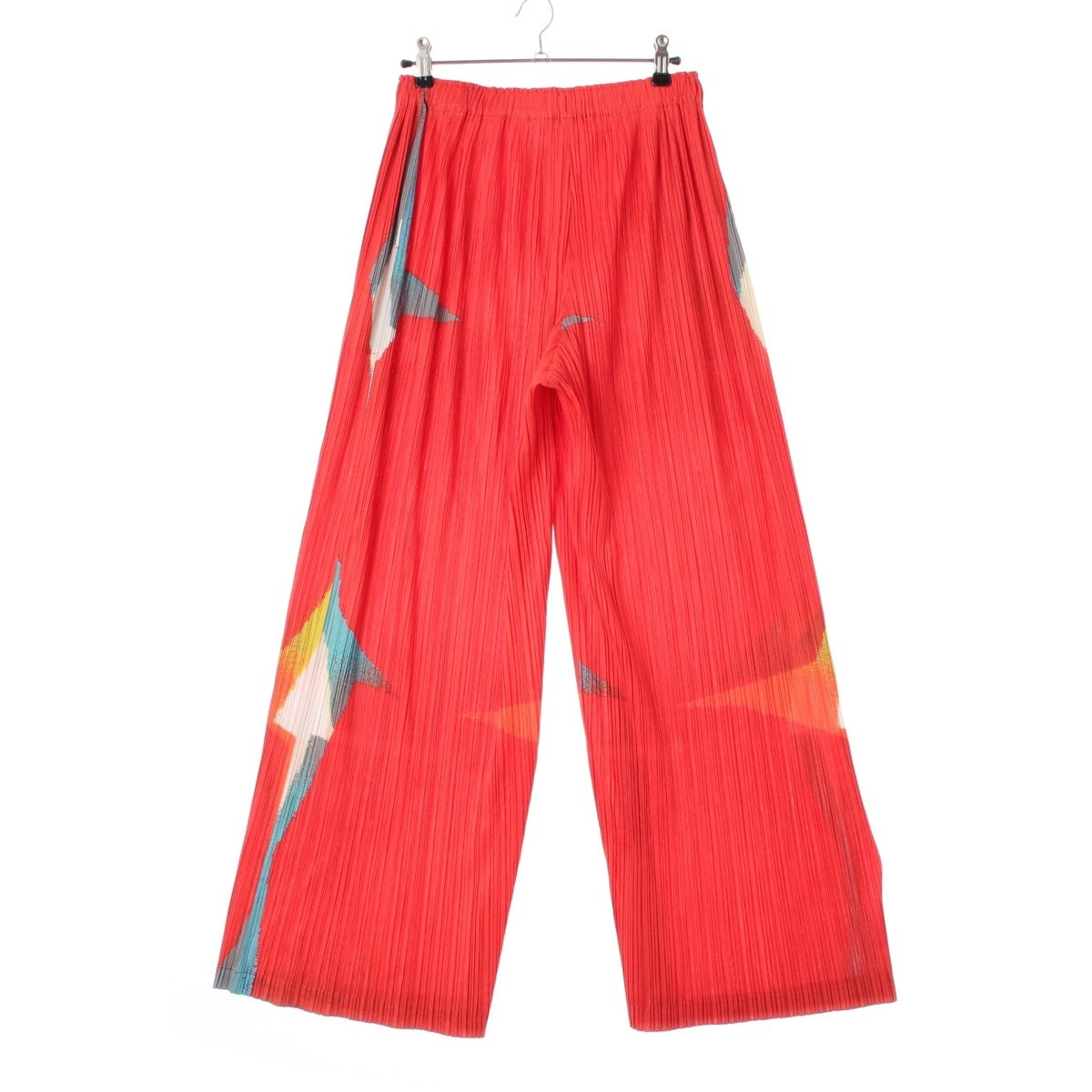 ISSEY MIYAKE Gradient Print Wide Pants PP71-JF733 Red 4