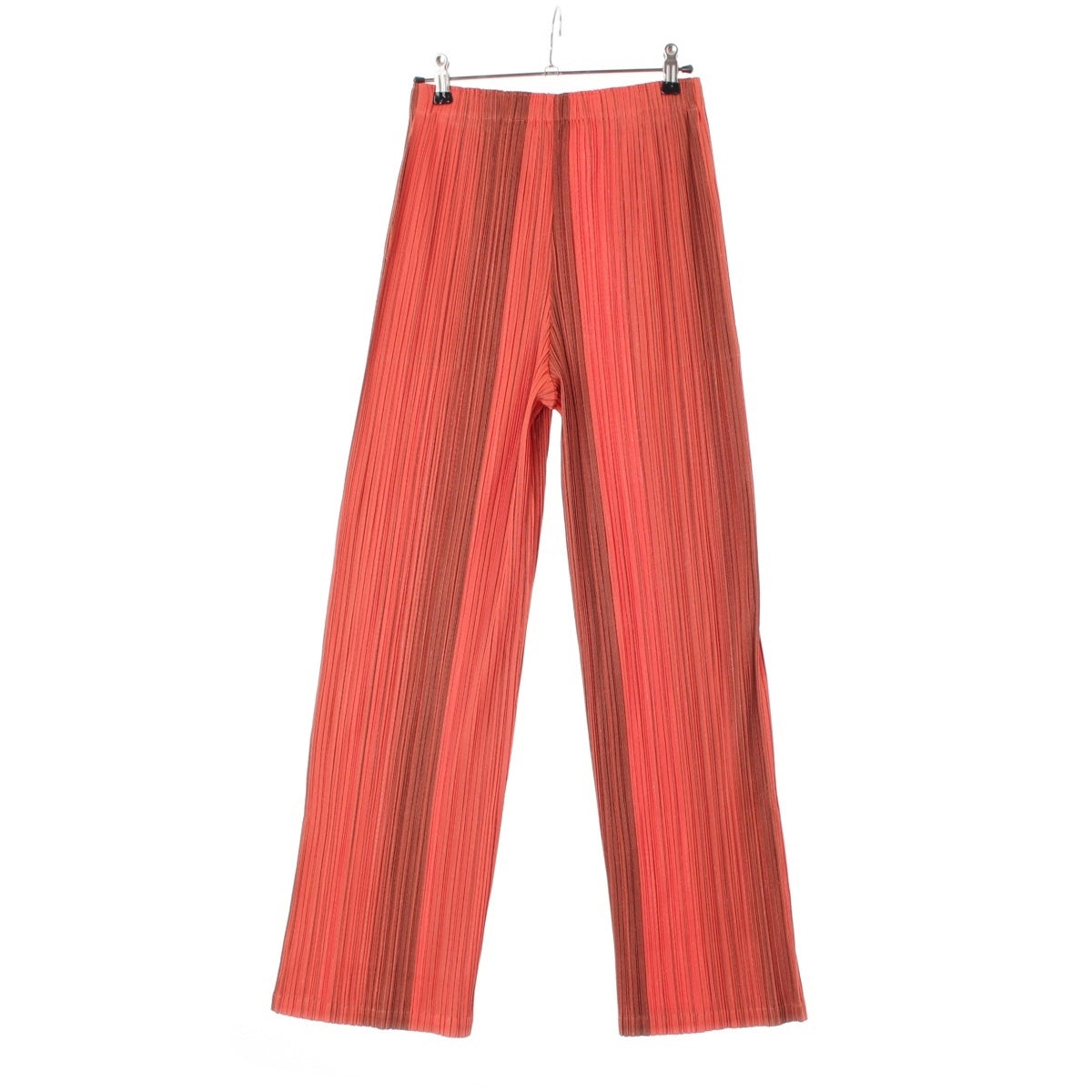 PLEATS PLEASE ISSEY  Pleated stripes Pants Bottoms PP83-JF674 Orange 5