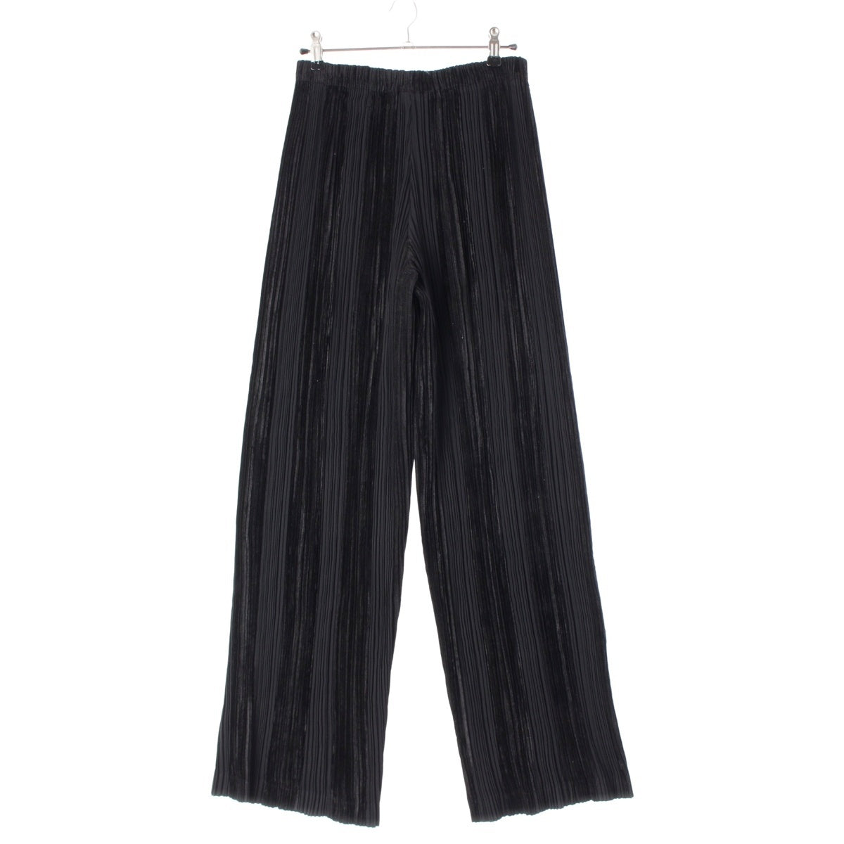 ISSEY MIYAKE Pleated design, brushed, switching, long Pants Bottoms IM53-FF918 black L