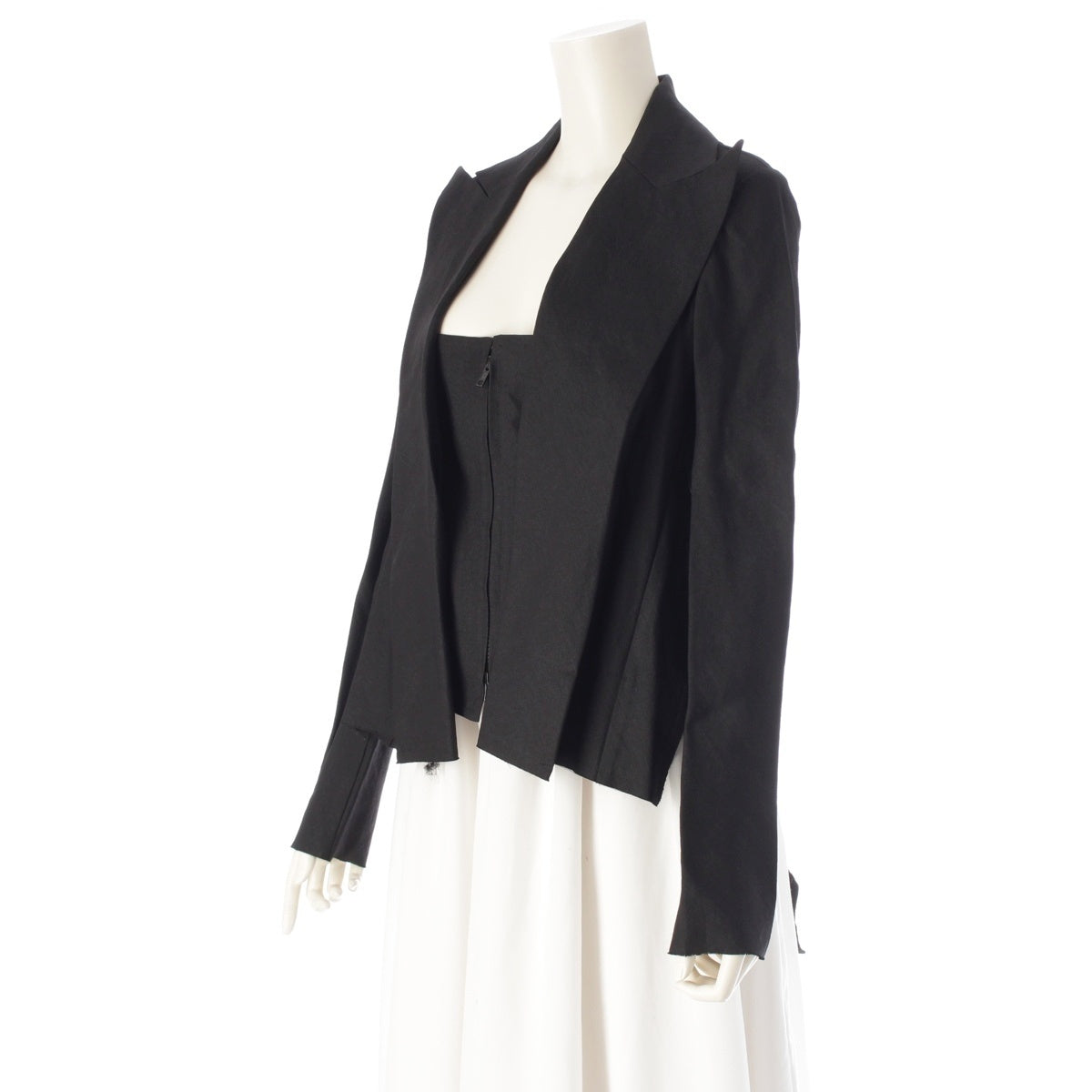 Yohji Yamamoto Corset included tailored jacket *Sample product FD J18-300-1-3 black