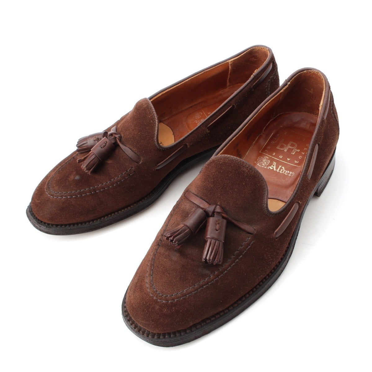 ALDEN suede bPr BEAMS Beams Plus special order tassel loafers 36970F Brown 7 1/2 D