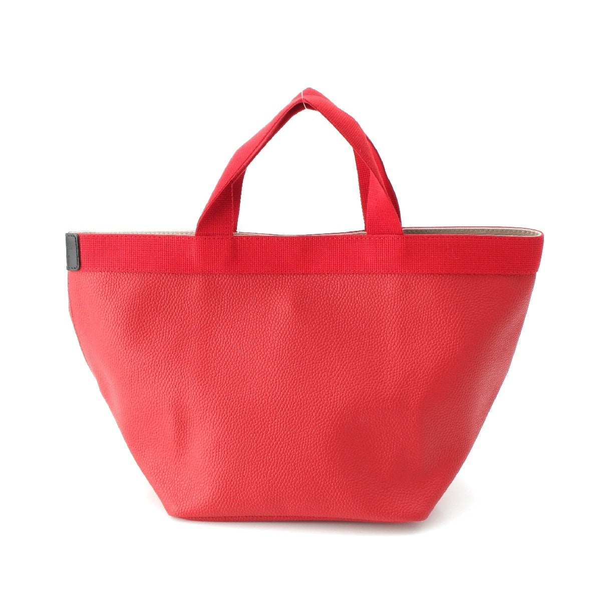 Herve Chapelier leather Luxe Boat Shape Tote Bag 707GP Red