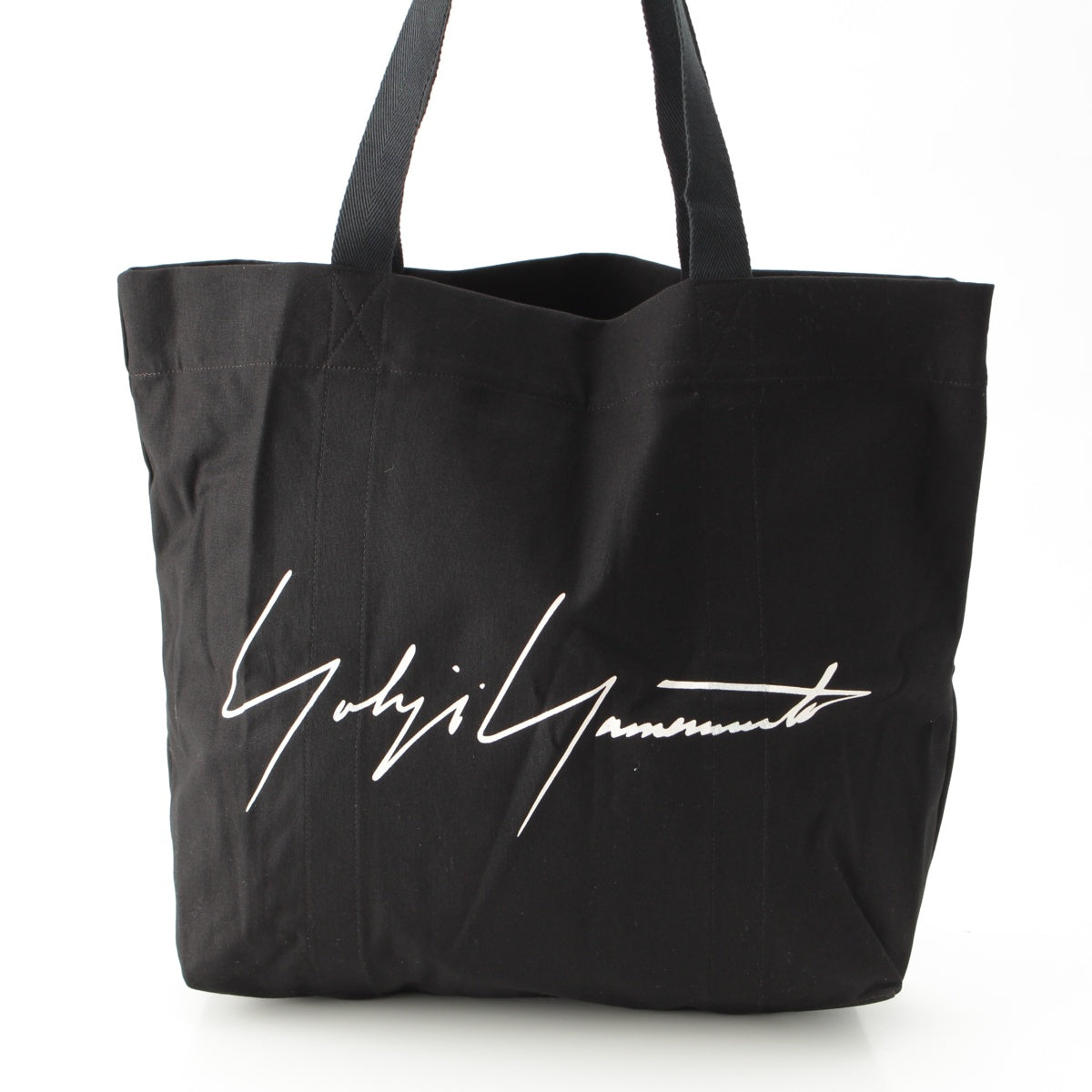 Yohji Yamamoto canvas Tote Bag bag black