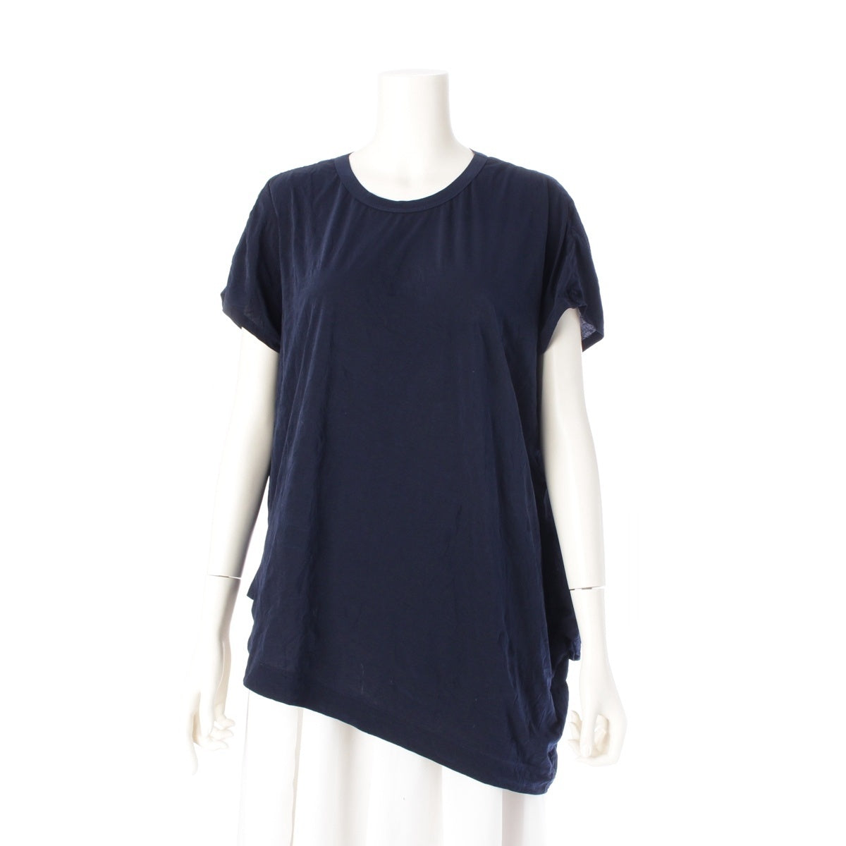 Y's Youji Yamamoto Wrinkles processing Short sleeve T-shirt tops YU-T55-866 Navy 2