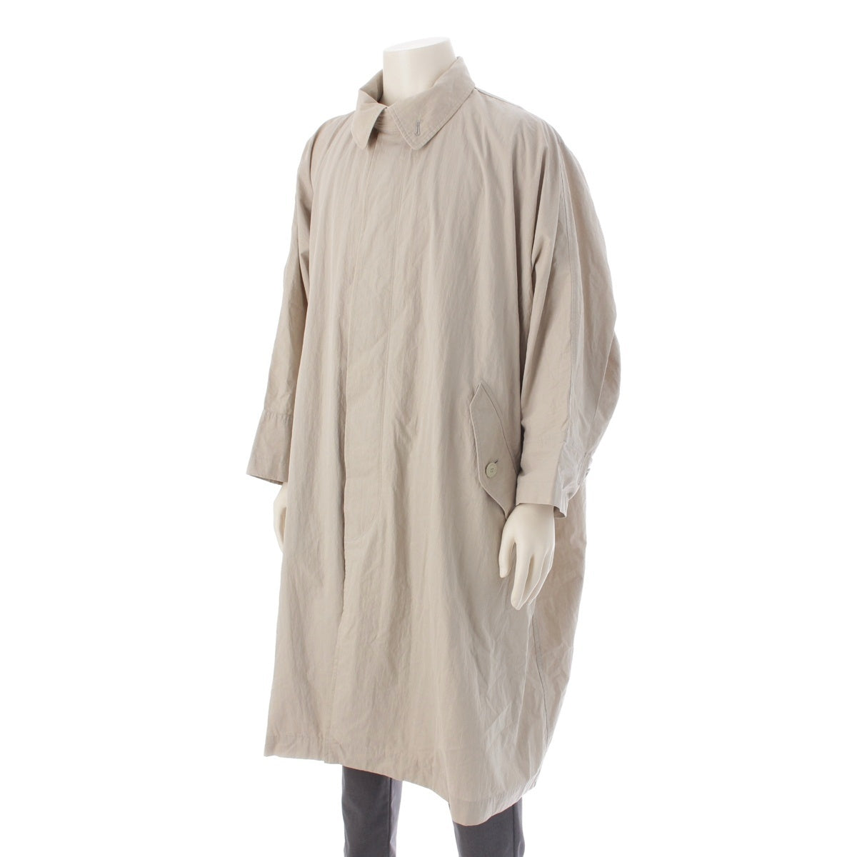 ISSEY MIYAKE WIND COAT cotton Squid Coat outer IM41-FA127 beige M
