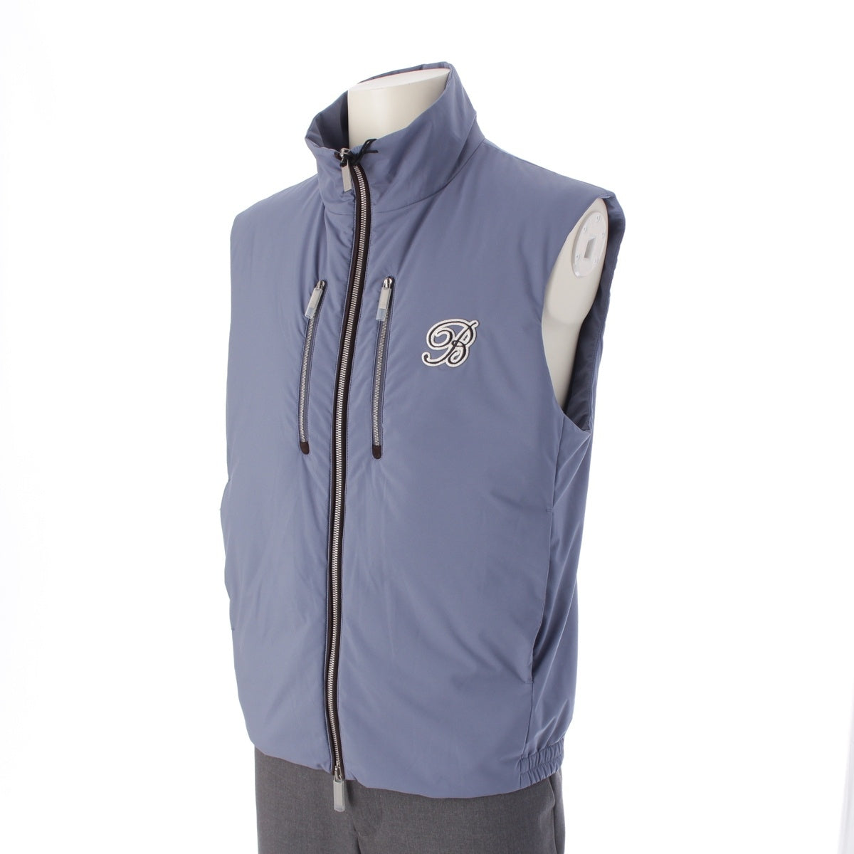 Berluti Logo Golf Light Down vest R24OGL17PAFV blue 48