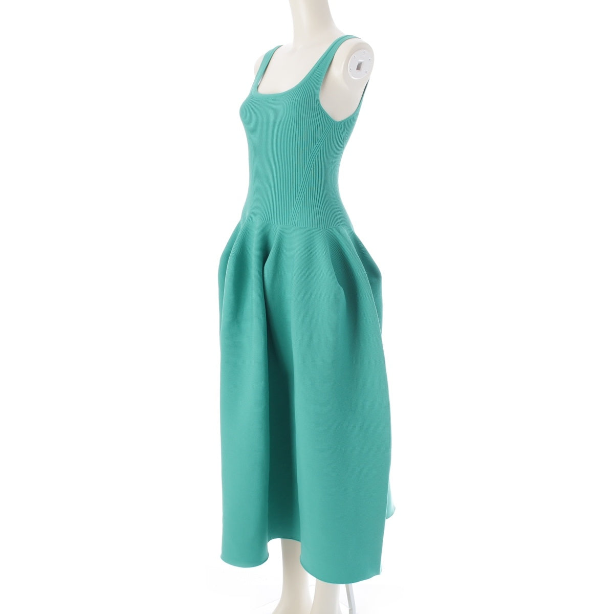 CFCL Waist switching Flare Sleeveless one piece CF005KH022 green 3