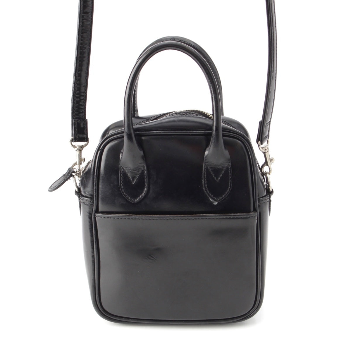 COMME des GARCONS leather Aoyama store exclusive Yoshida bag 2way Shoulder Handbag KZ-K-262 black