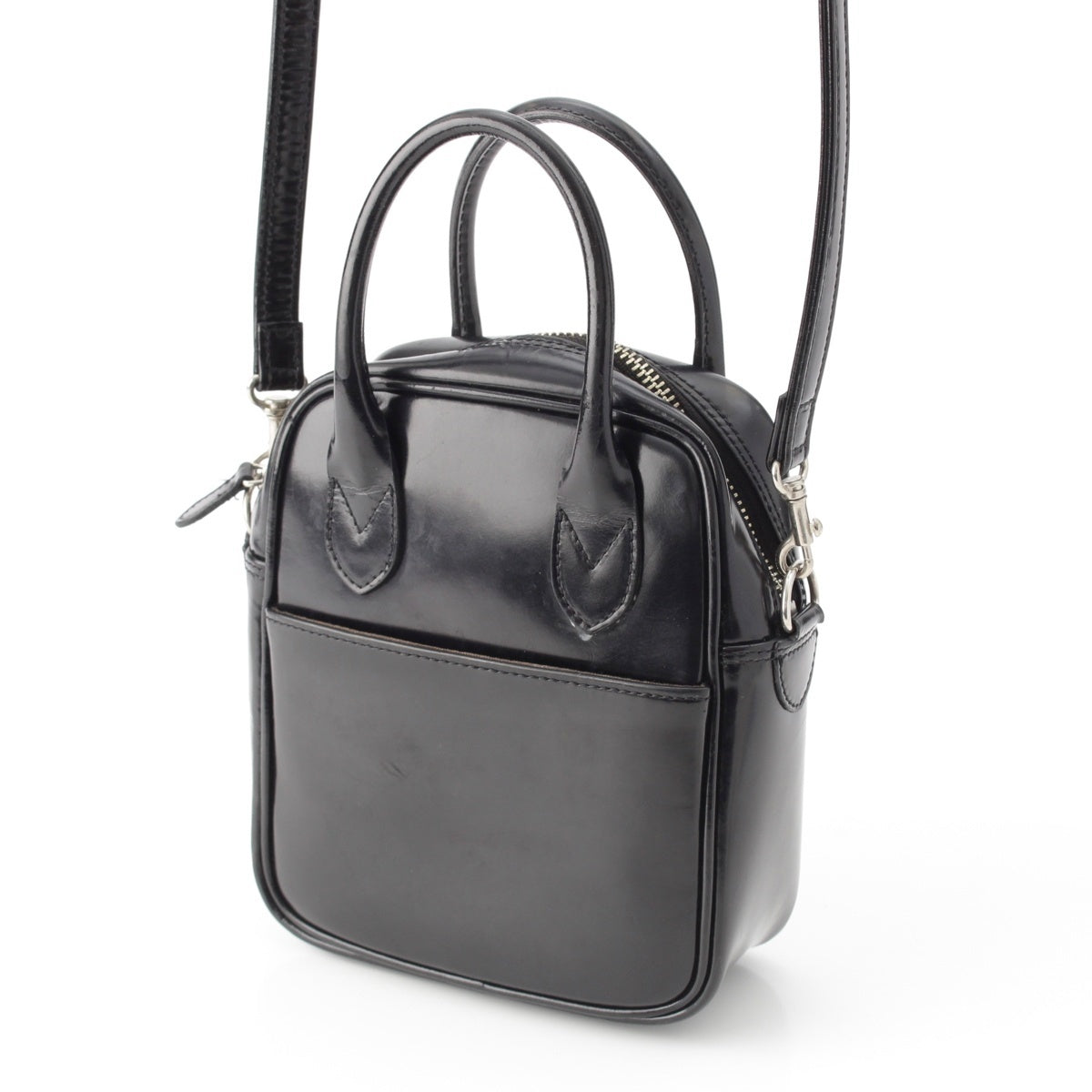 COMME des GARCONS leather Aoyama store exclusive Yoshida bag 2way Shoulder Handbag KZ-K-262 black