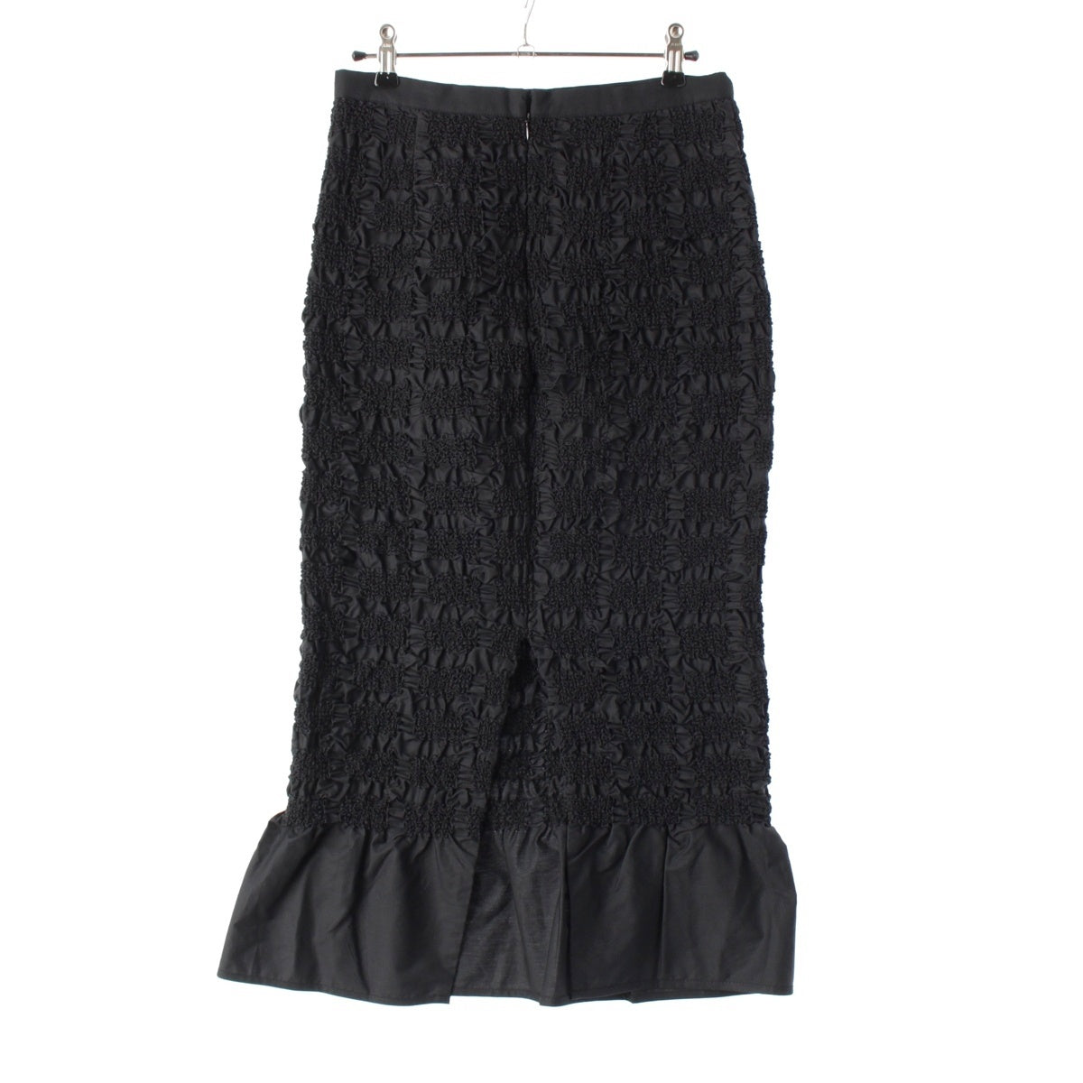 Cecilie Bahnsen cotton Smock Gathered skirt 6524-343-1760 black UK10 US6