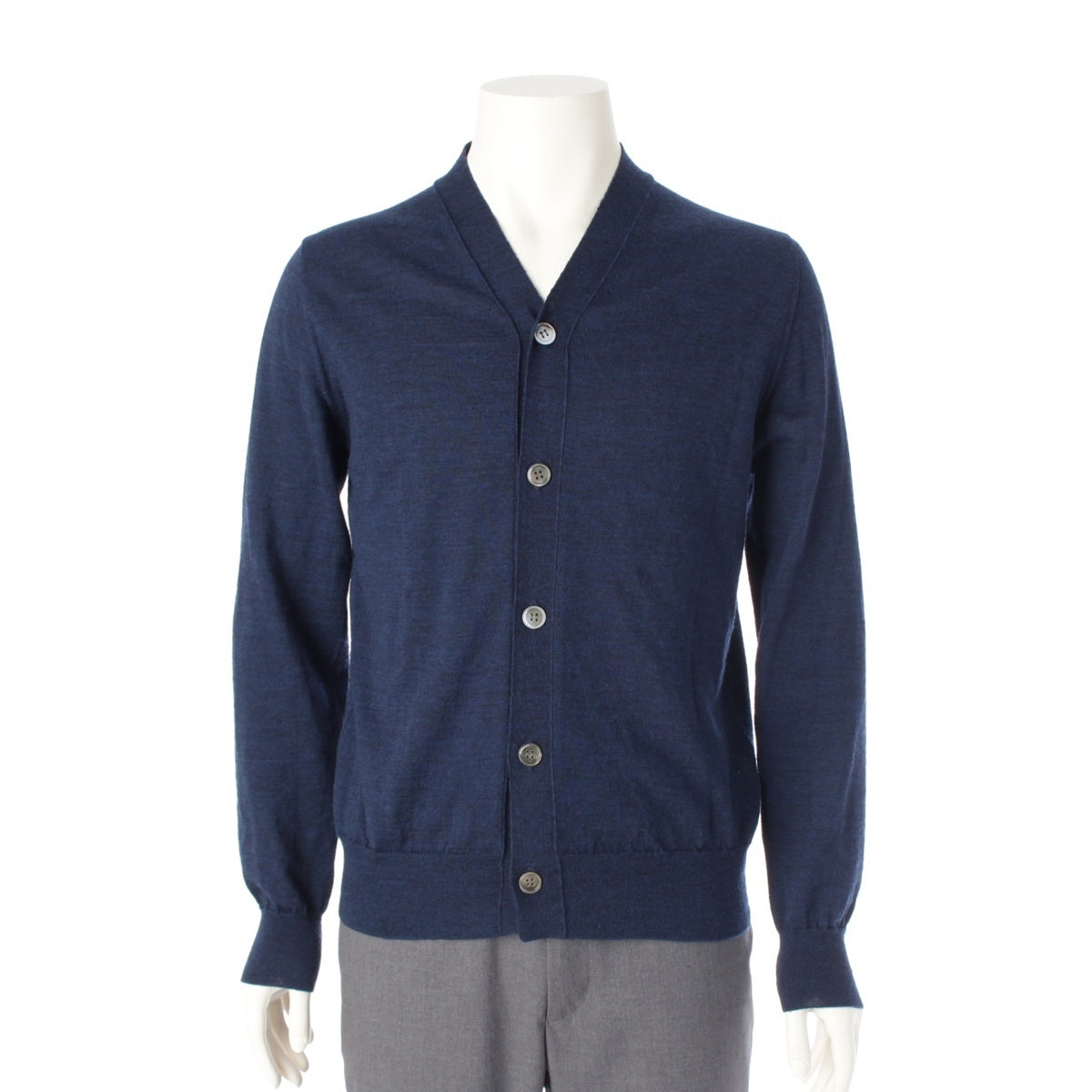 COMME des GARCONS Homme Deux wool cardigan DI-N006 Navy S