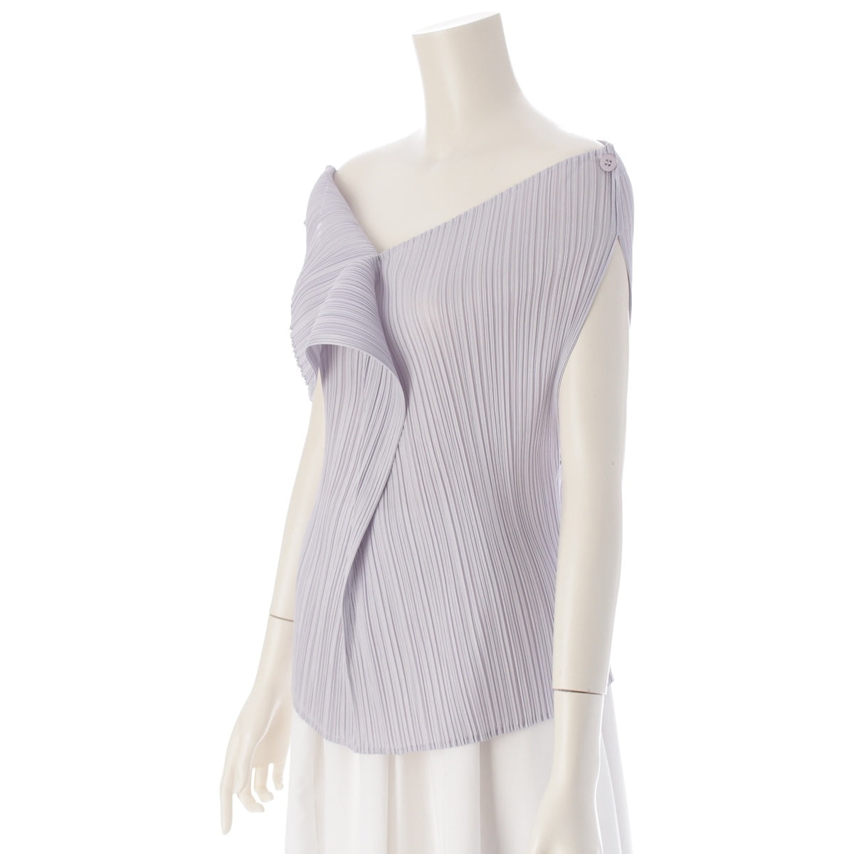 PLEATS PLEASE ISSEY  JULY sleeveless design Cut tops PP43JK112 gray Free size
