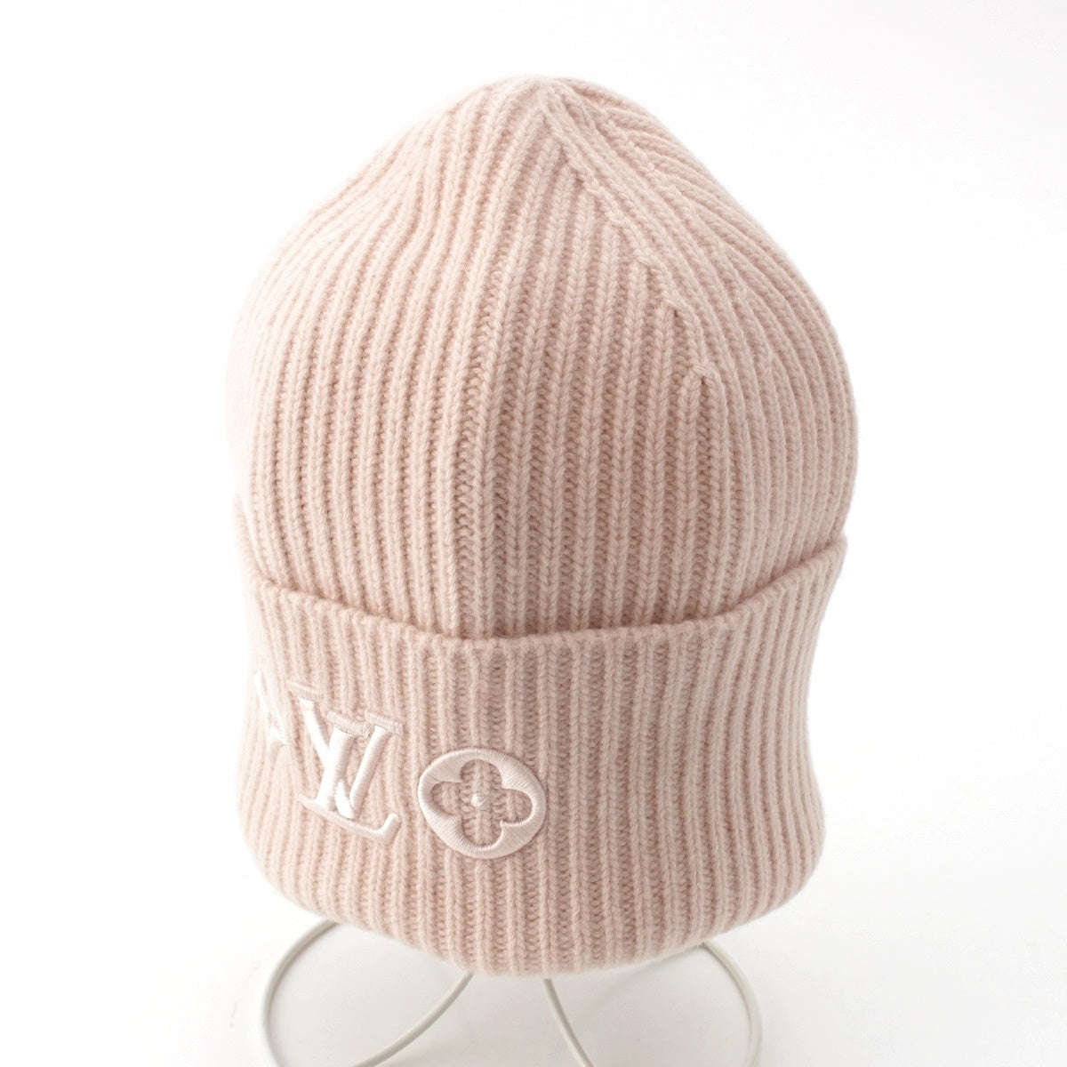 LOUIS VUITTON Bonnet LV Headline wool Knit cap Beanie hat M77869 pink