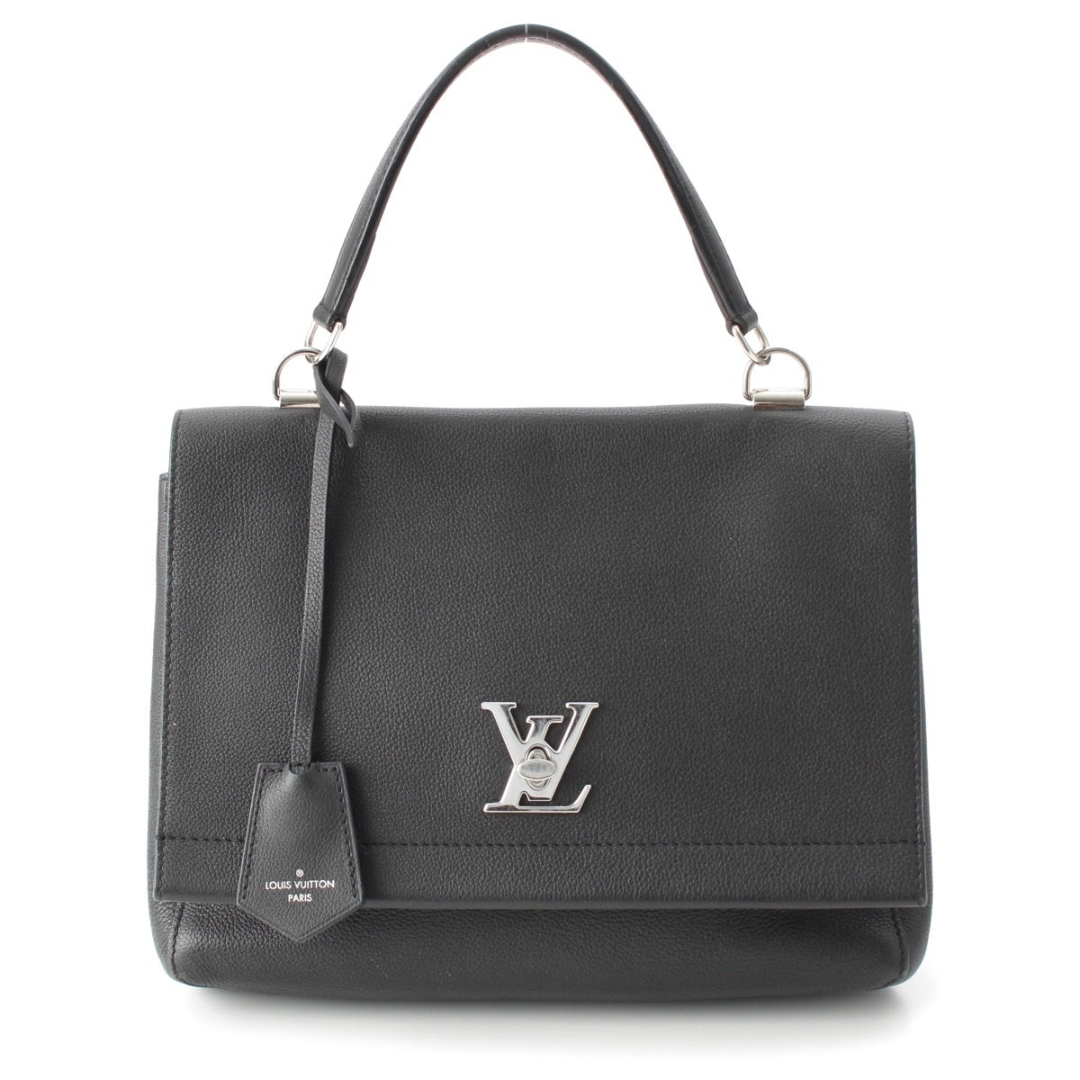 LOUIS VUITTON Rock Me Callable leather LV logo 2WAY Shoulder Handbag M50250 black