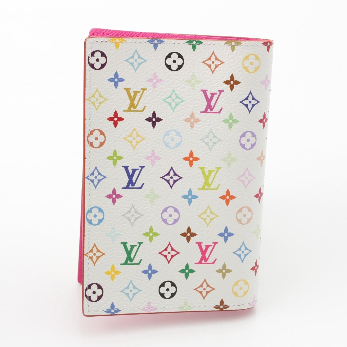 LOUIS VUITTON TM Takashi Murakami Monogram Couverture Passport MM Pass case Card Case M14178 multicolor