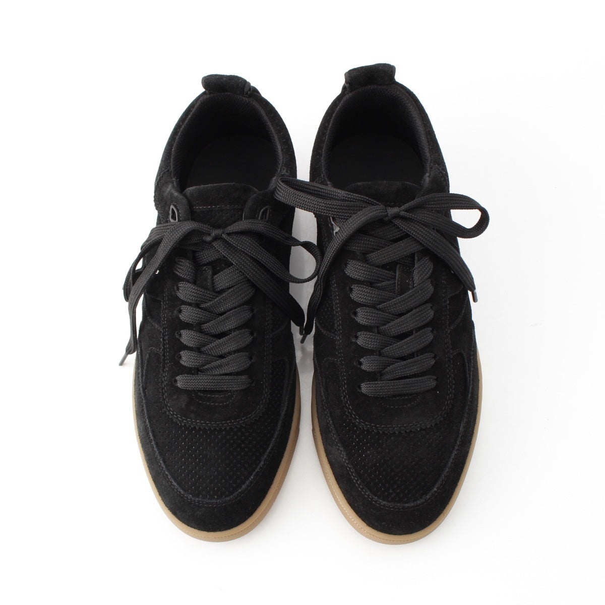 Christian Louboutin Tutti Rui suede Gum sole sneakers shoes 1250826F702 black 41