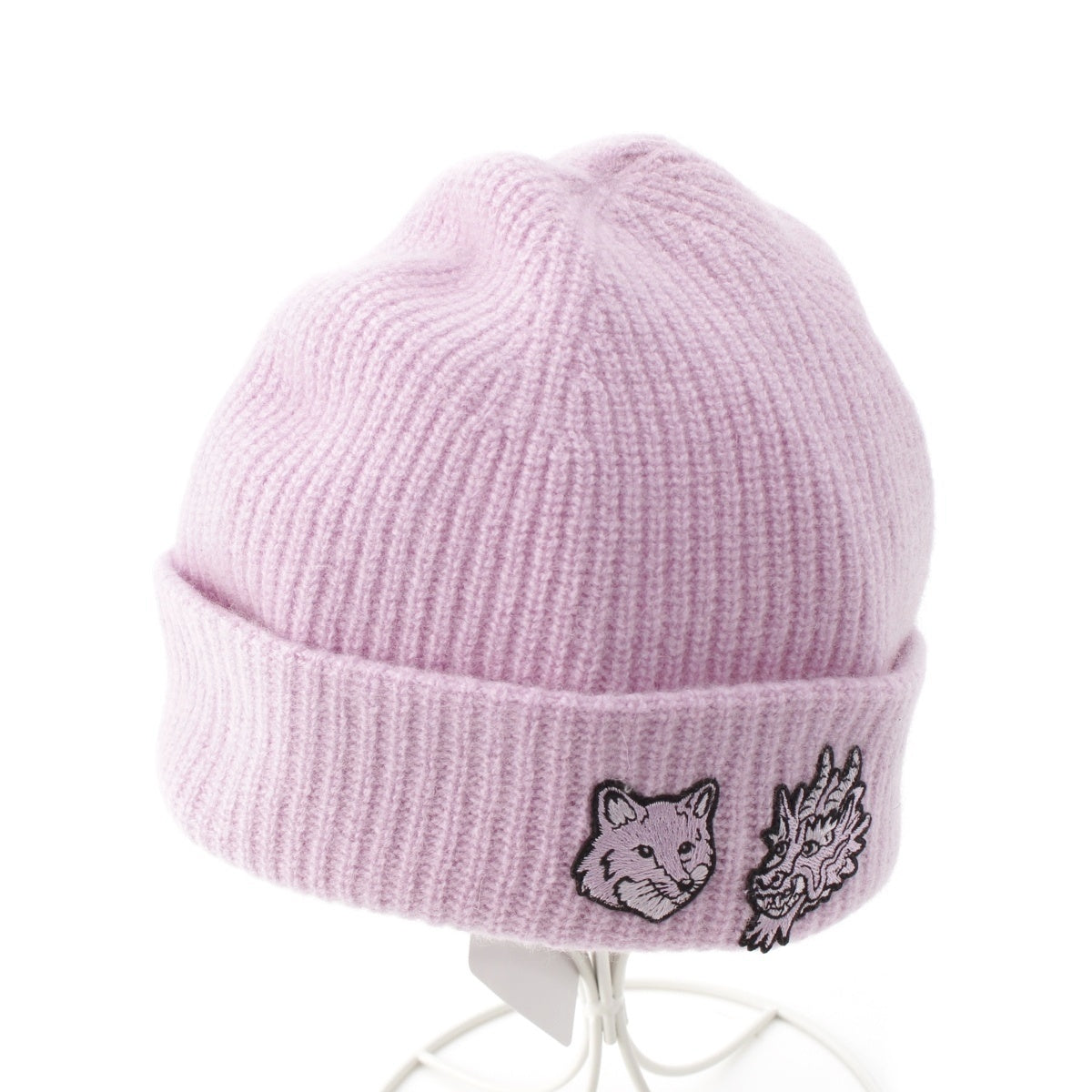 MAISON KITSUNE wool Knit cap Beanie hat SPCNYMM06101 purple