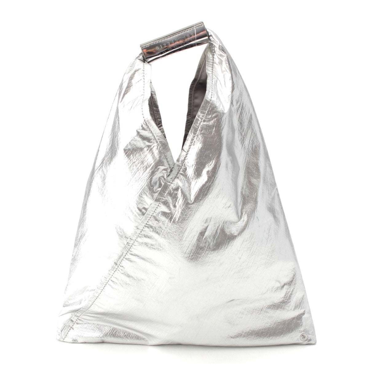 MM6 Japanese Mini Tote Handbag SB6WD0013 Silver