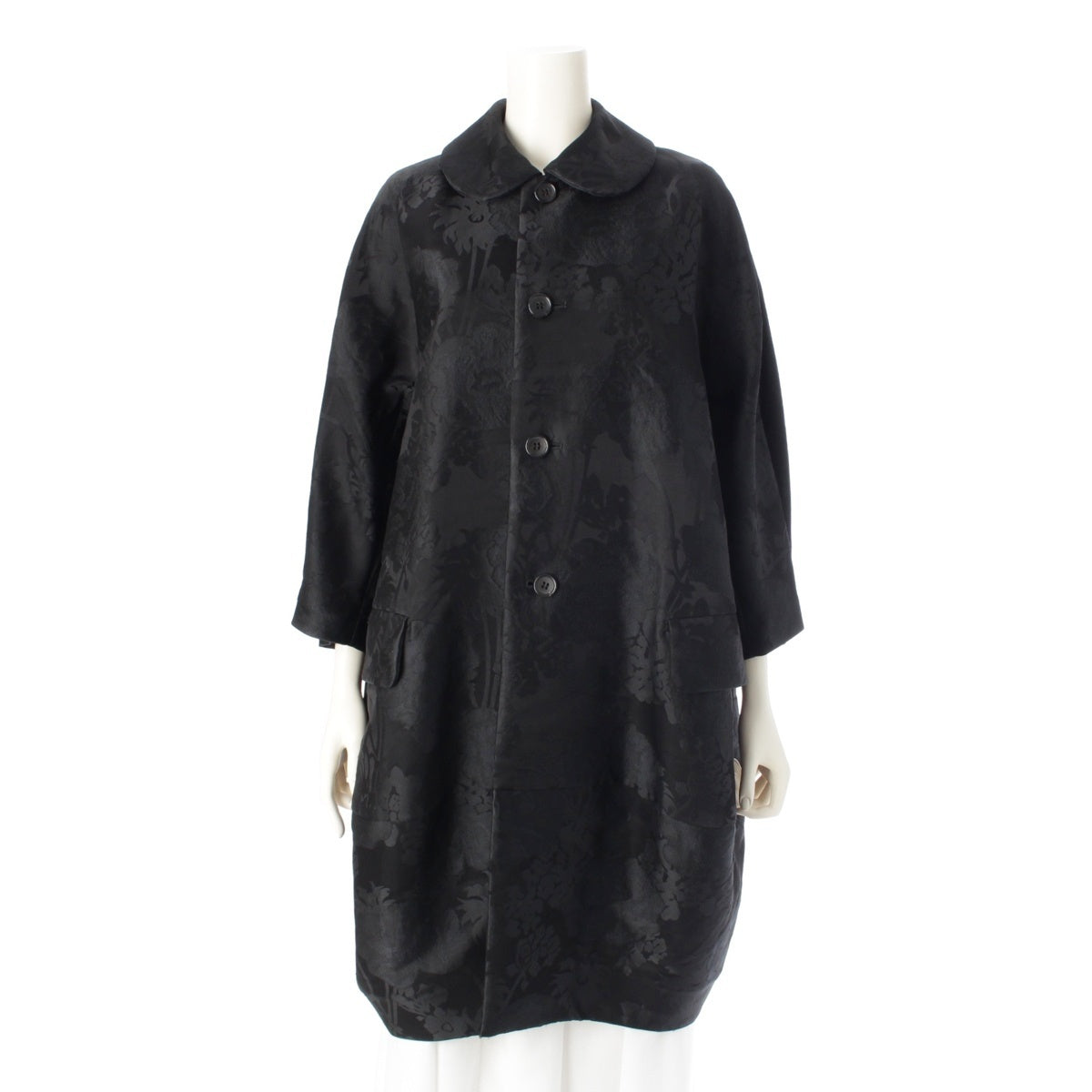 COMME des GARCONS Flower flower embroidery coat outer GO-C002 black S
