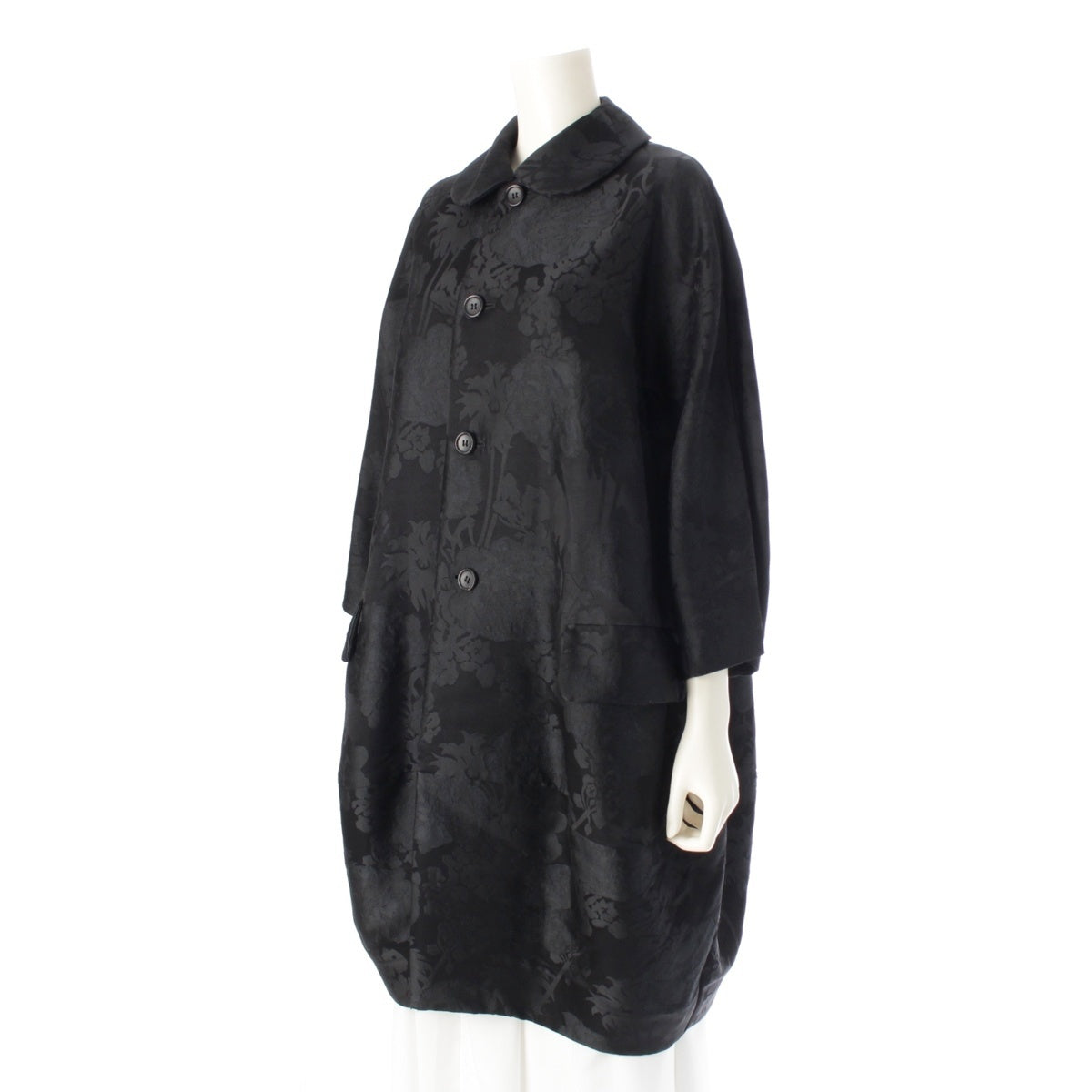 COMME des GARCONS Flower flower embroidery coat outer GO-C002 black S