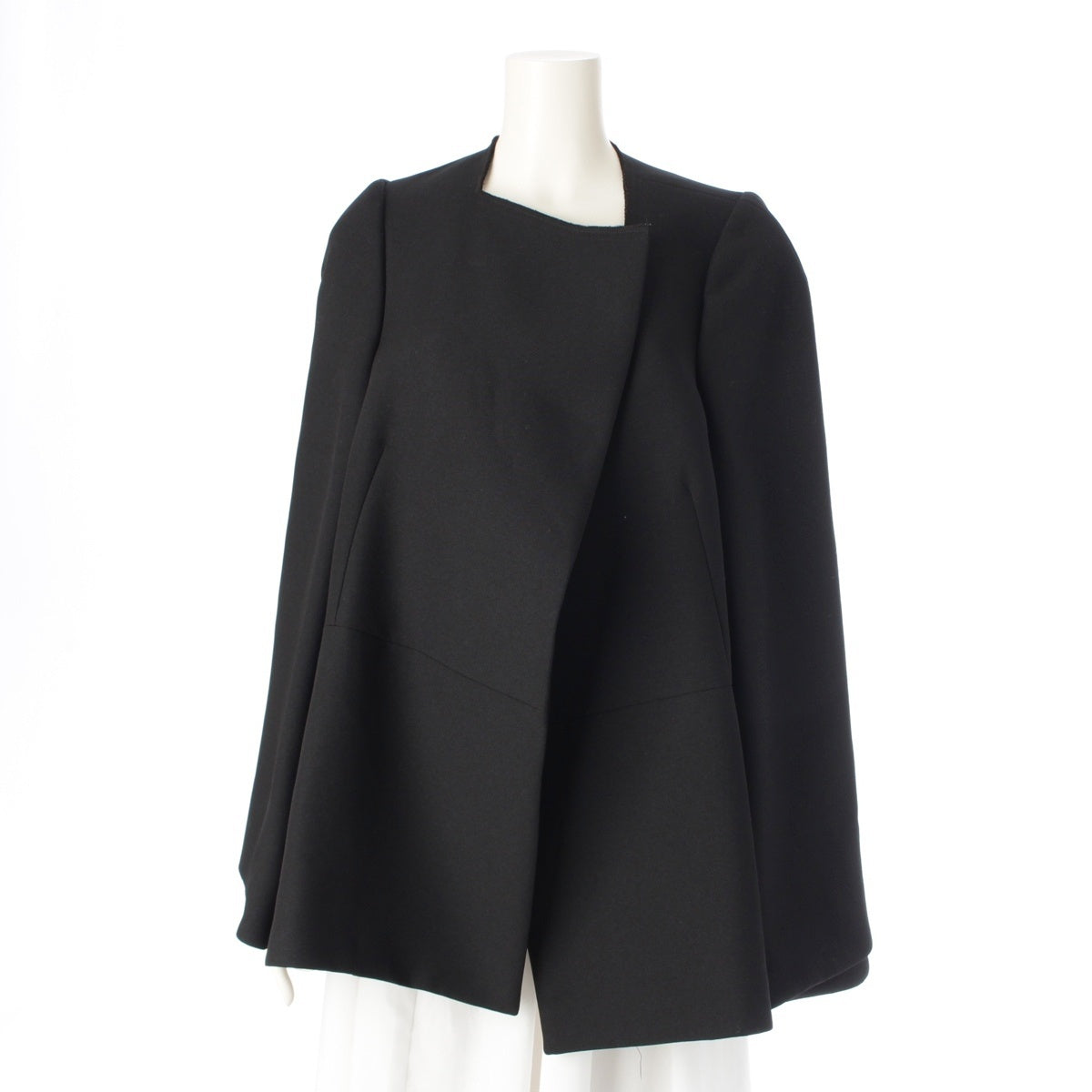 COMME des GARCONS No collar flare poncho Coat outer GI-C013 black XS
