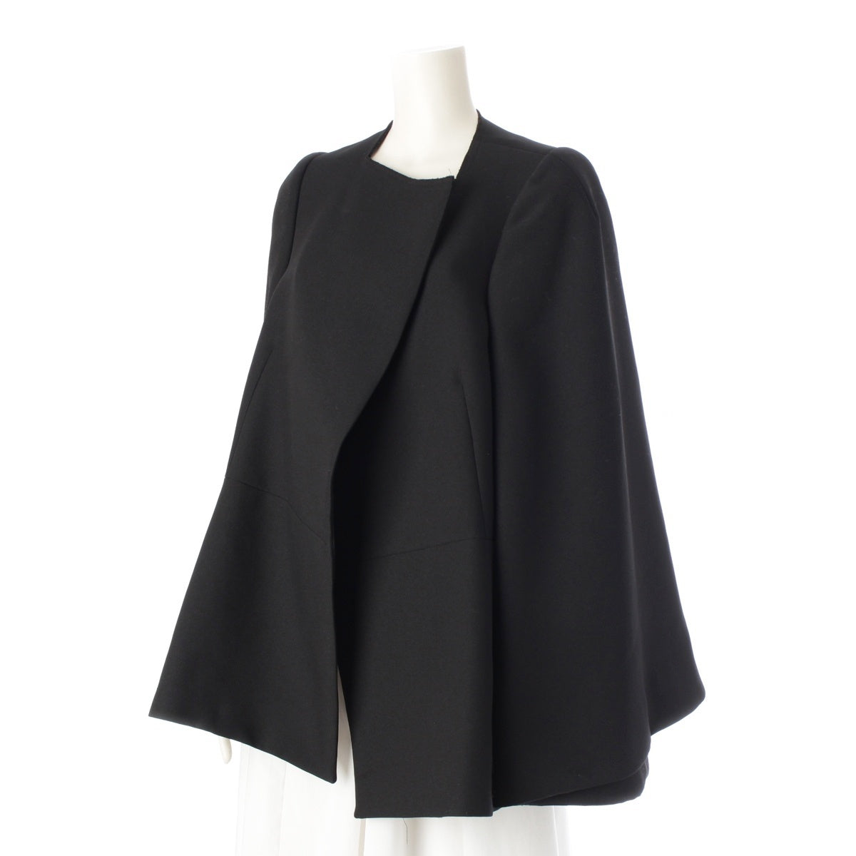 COMME des GARCONS No collar flare poncho Coat outer GI-C013 black XS