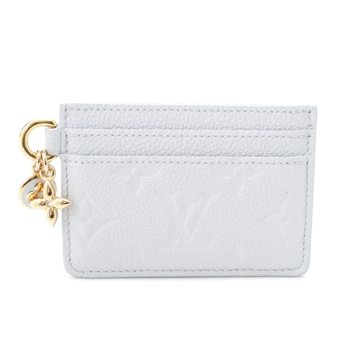 LOUIS VUITTON Monogram Ann Platt Porte CartesLV Charm Card Case M13649 Light blue