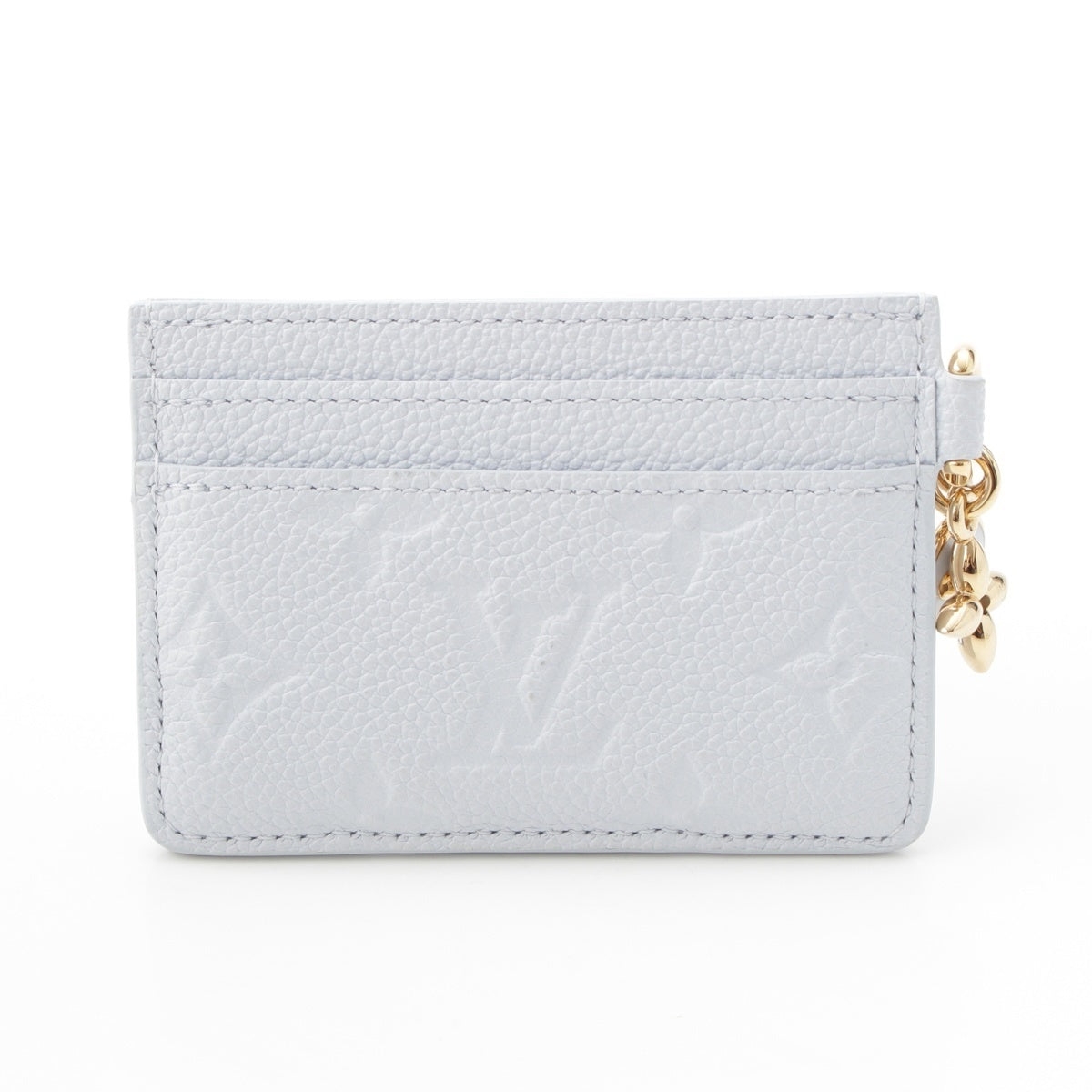 LOUIS VUITTON Monogram Ann Platt Porte CartesLV Charm Card Case M13649 Light blue